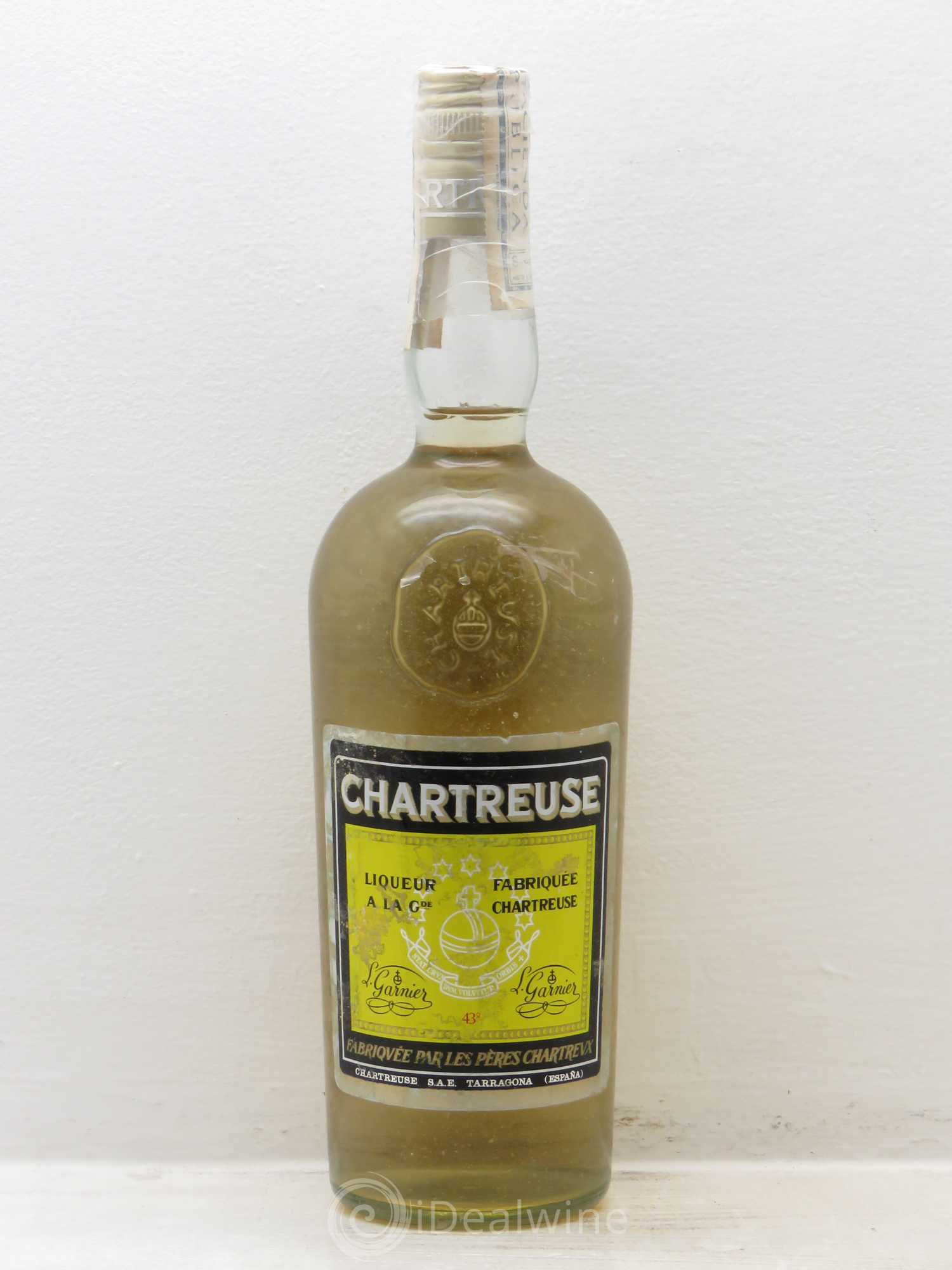 Chartreuse Pères Chartreux Jaune Tarragone La Fabiola (1966-1973) (43°) - Posten von 1 Flasche - 0