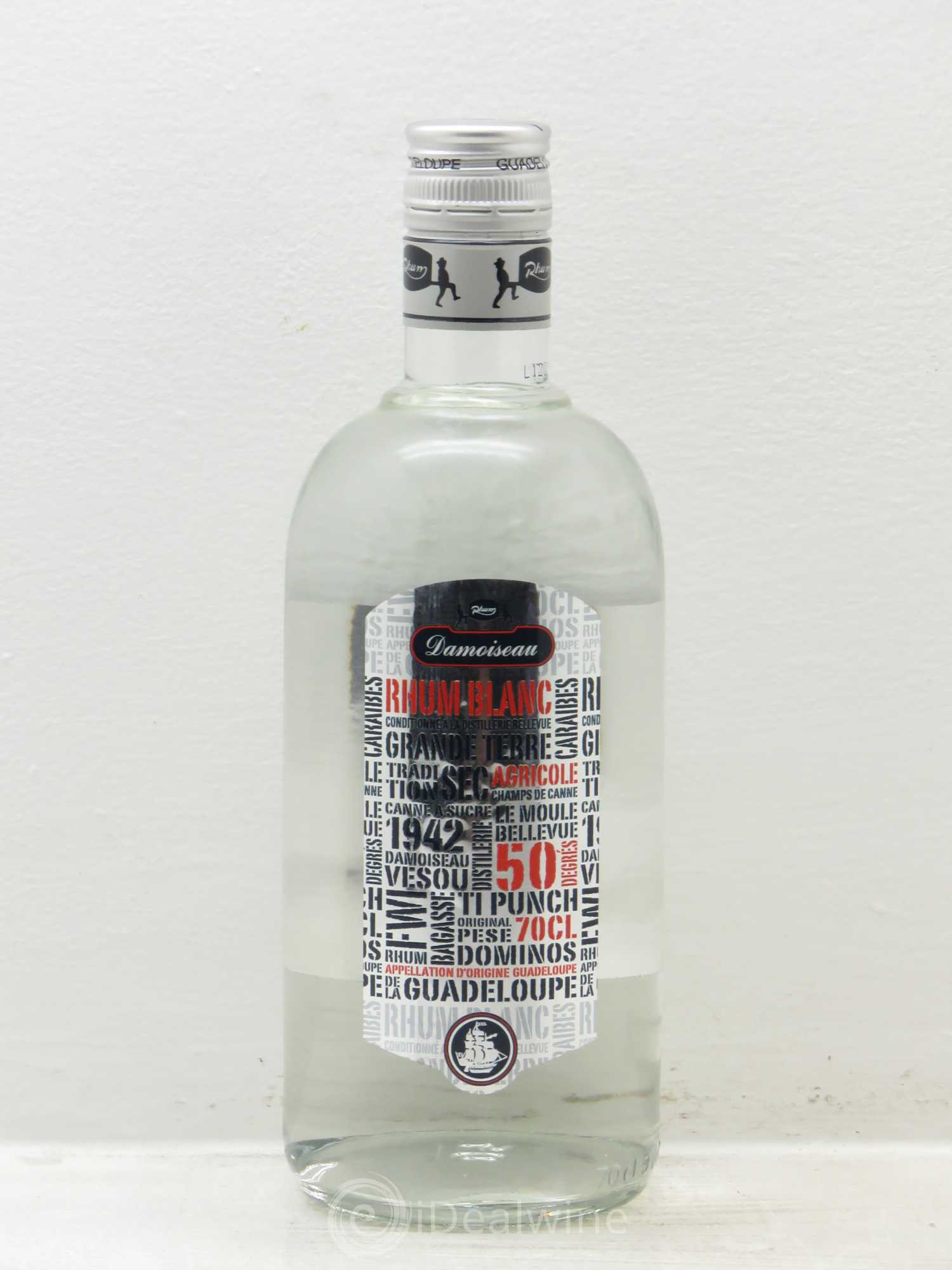 Rhum Distillerie Damoiseau Club (50°) (sans prix de réserve) - Posten von 1 Flasche - 0