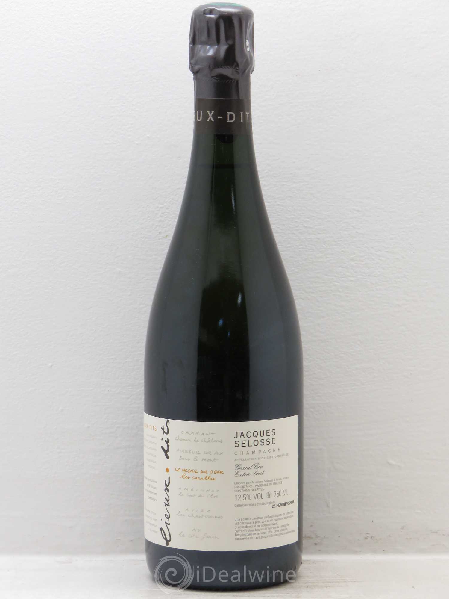 Les Carelles Blanc de Blancs Jacques Selosse - Lot de 1 bouteille - 0