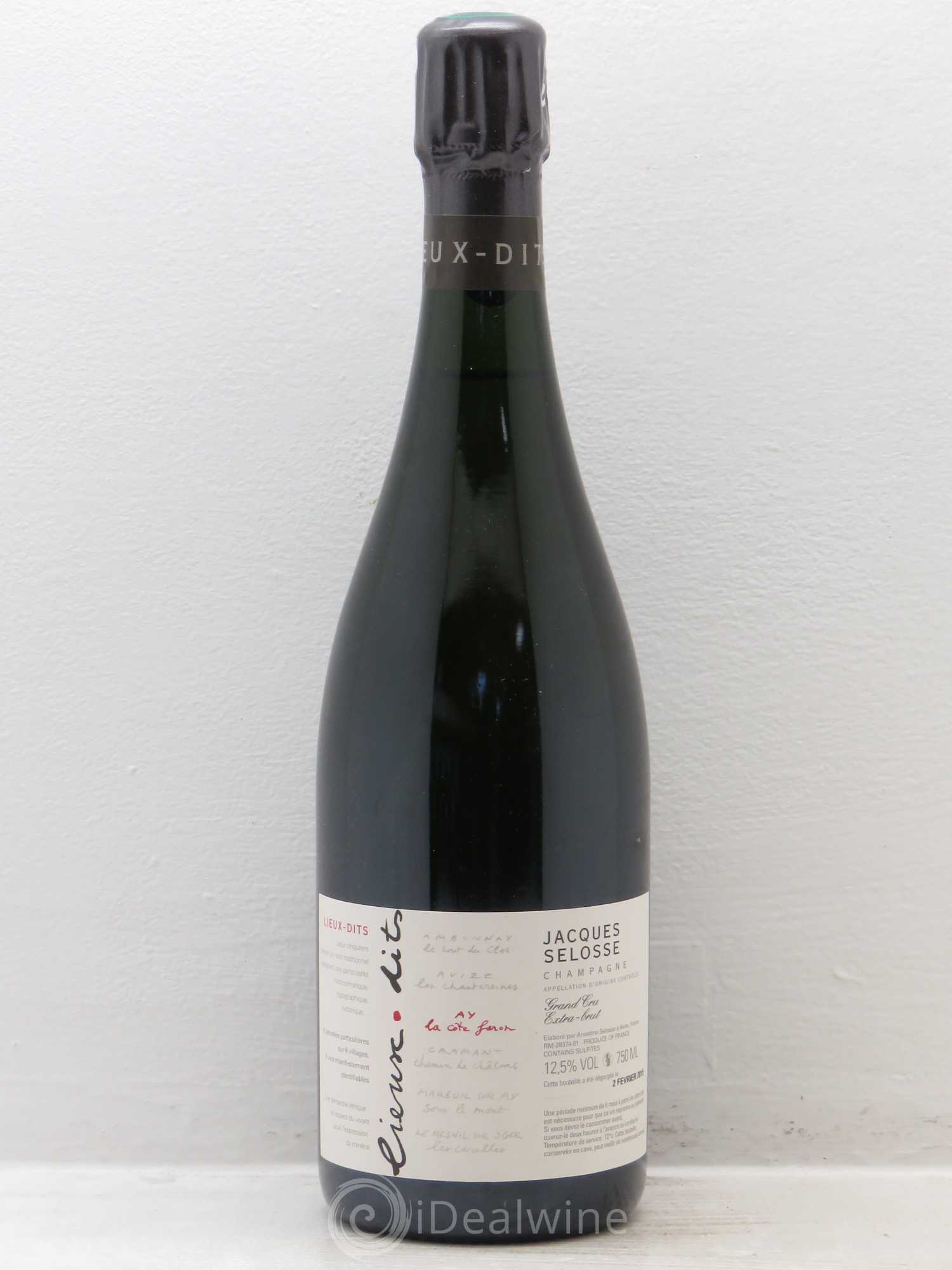 La Côte Faron Blanc de Noirs Grand Cru Extra-Brut Jacques Selosse - Lot de 1 bouteille - 0
