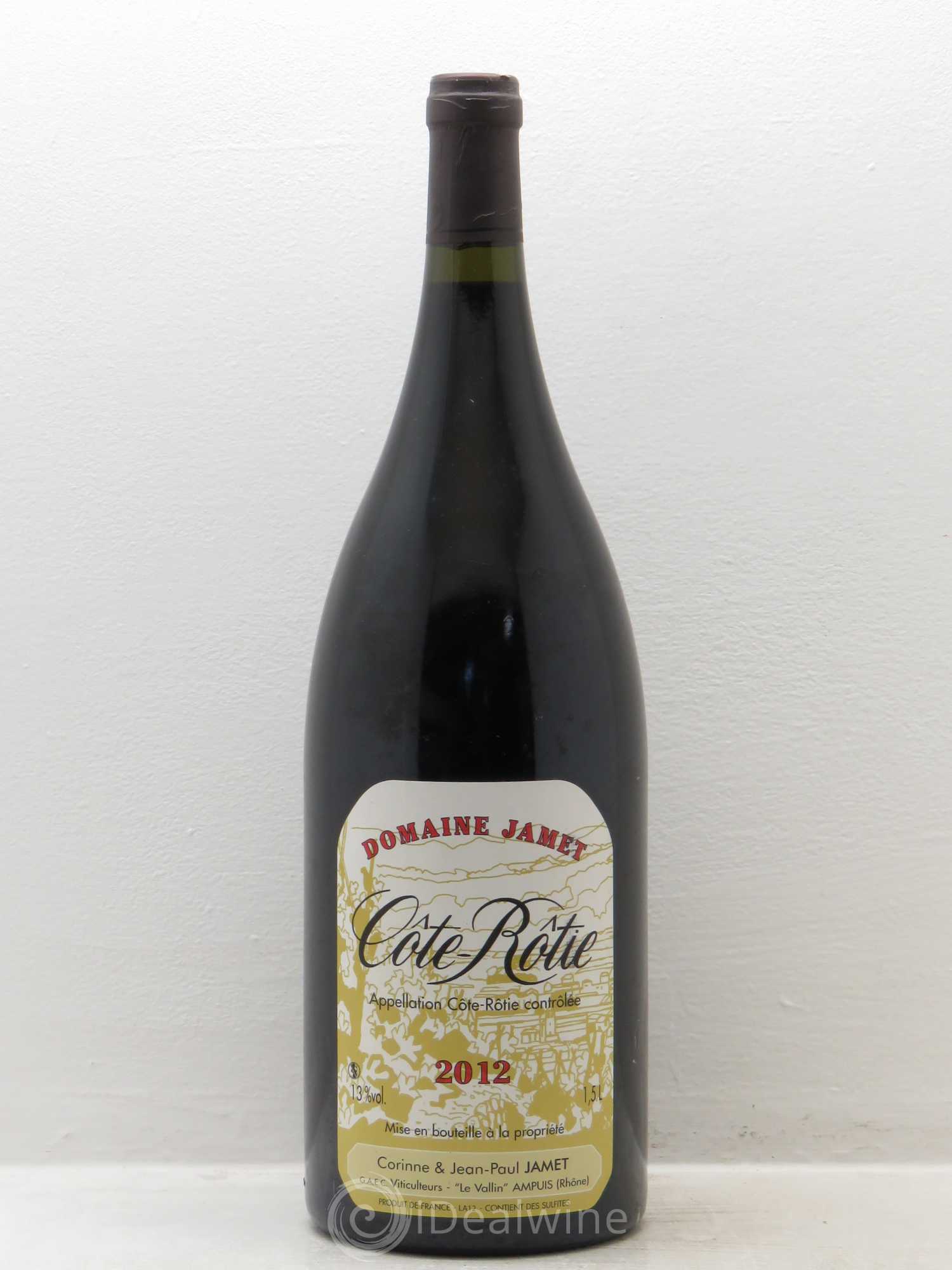 Côte-Rôtie Jamet (Domaine) 2012 - Lot de 1 magnum - 0