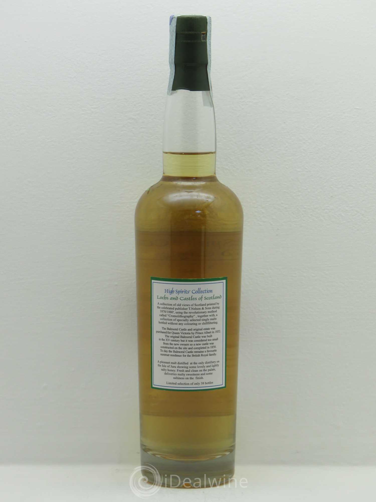 Whisky Ecosse/Islands Jura 16YO Hugh Spirits' Selection Lochs and Castles of Scotland 1991-2007 46% 1991 - Posten von 1 Flasche - 1