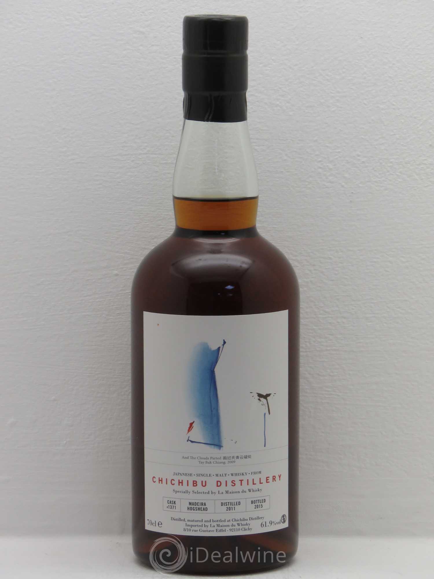 Whisky Japon/Honshu Saïtama Chichibu Distillerie Ichiro's Madeira Hogshead Single Malt cask 1371 2011 - Posten von 1 Flasche - 0