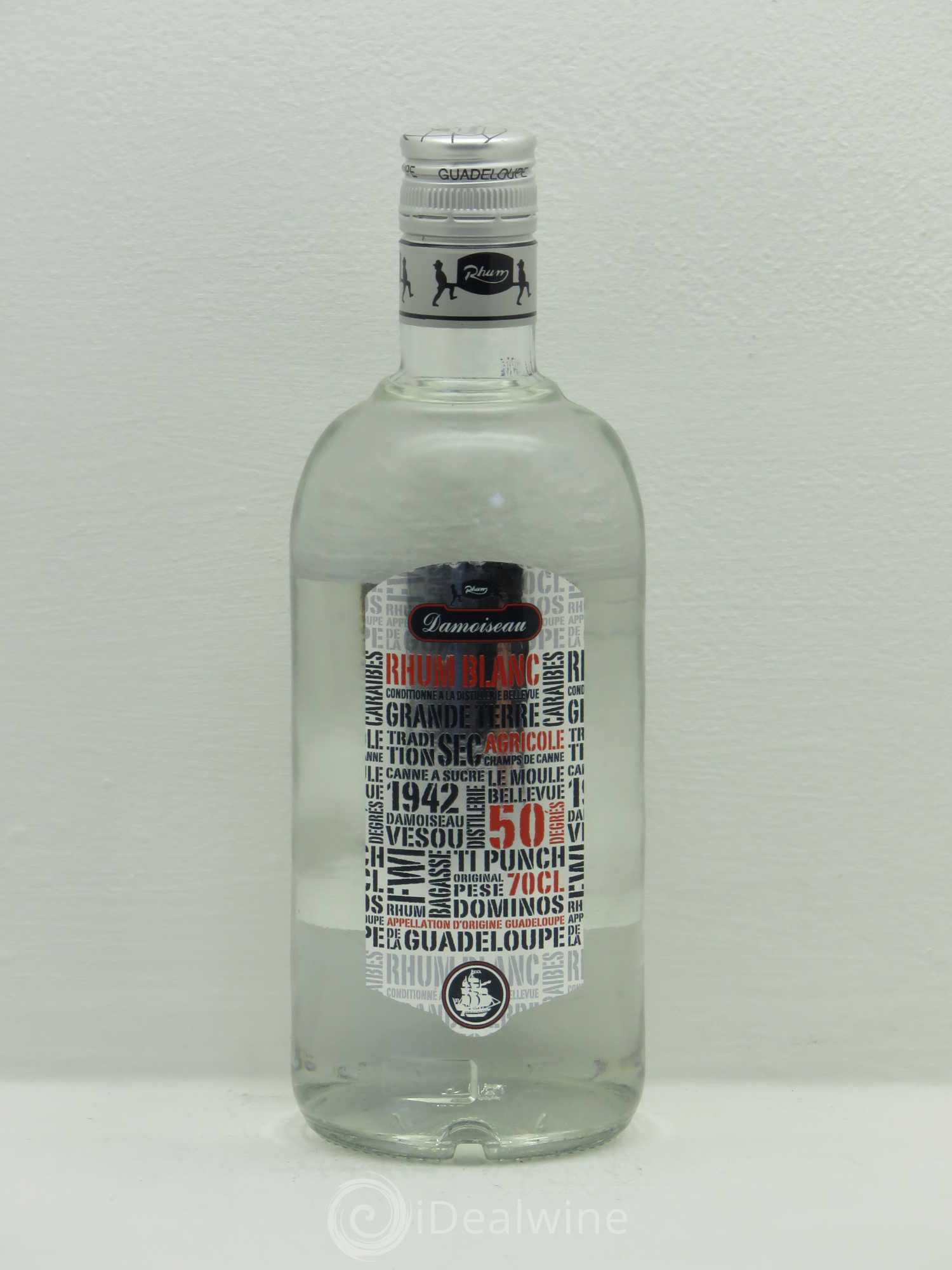 Rhum Guadeloupe Distillerie Damoiseau Club 50% (sans prix de réserve) - Posten von 1 Flasche - 0