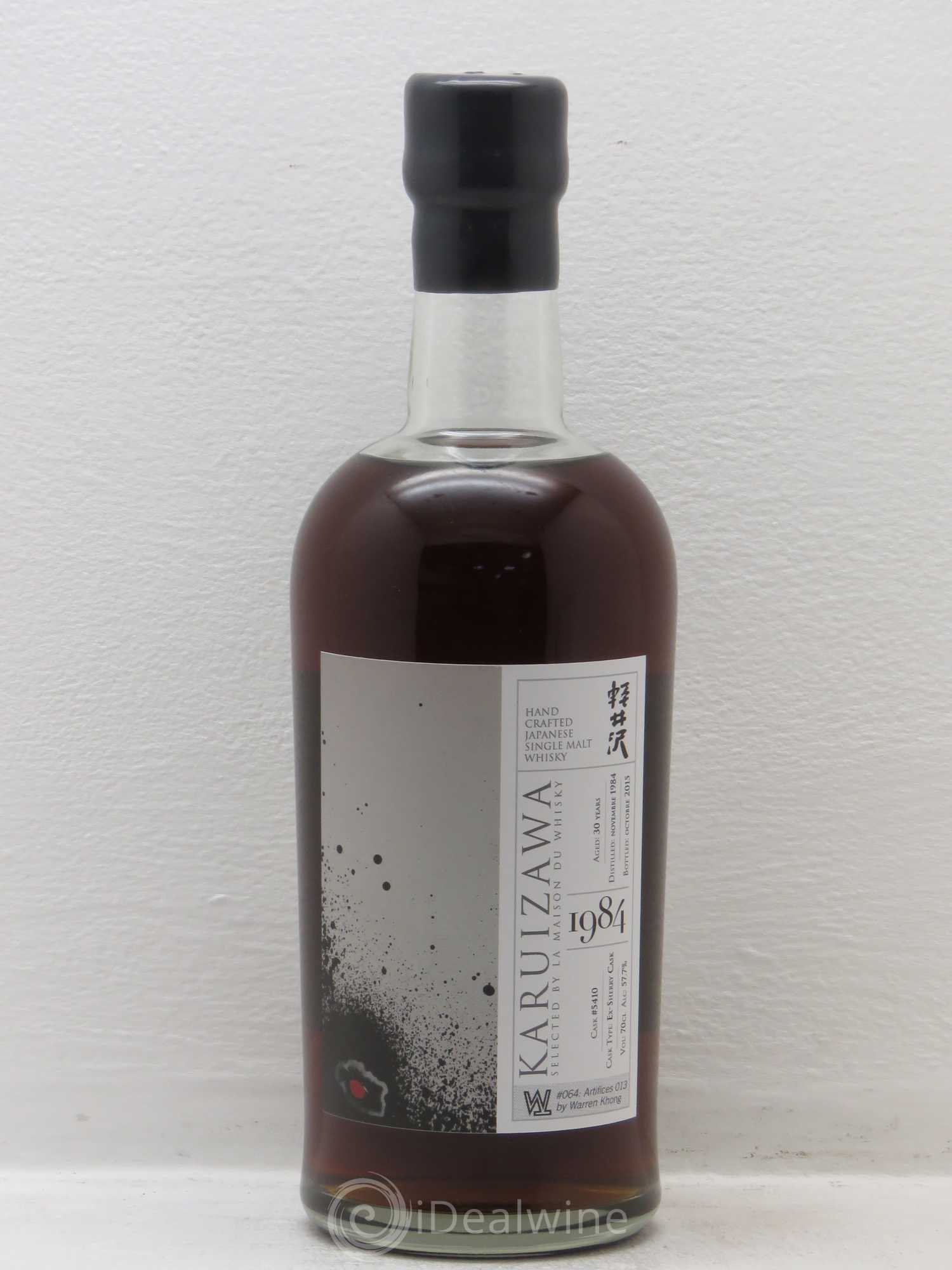 Whisky Japon/Honshu-Nagano single malt KARUIZAWA 30 ans 1984-2015 57,7° sherry cask N°5410 151 bts 1984 - Posten von 1 Flasche - 0
