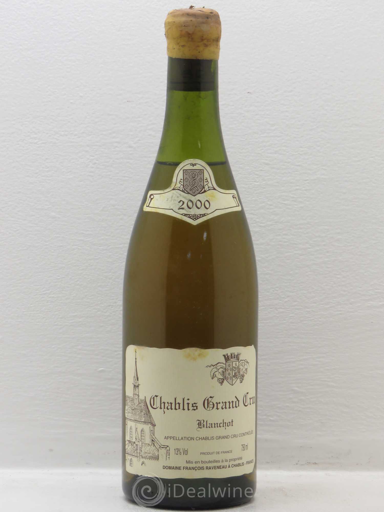 Chablis Grand Cru Blanchot Raveneau (Domaine) 2000 - Lot de 1 bouteille - 0