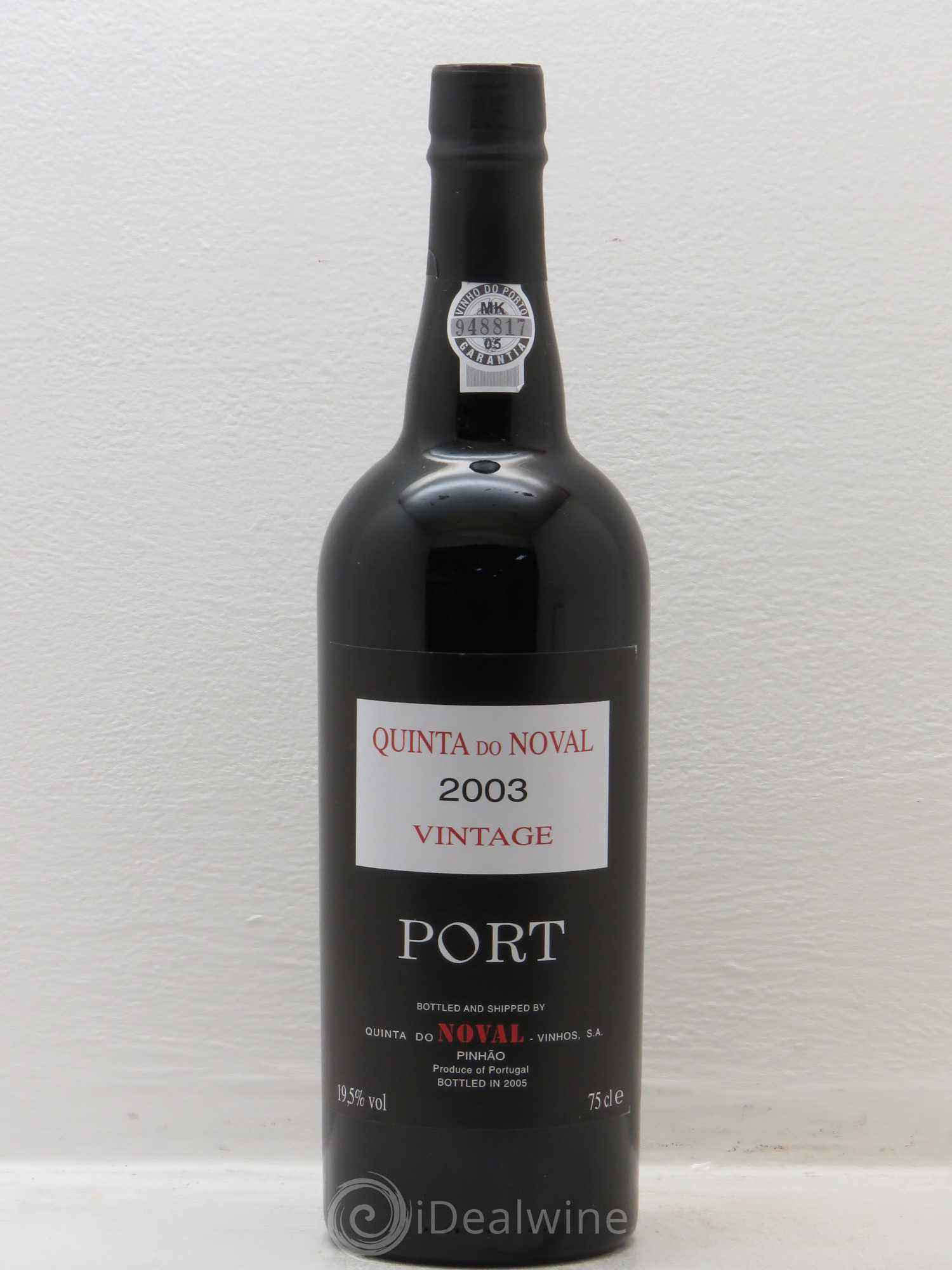 Porto Quinta Do Noval Vintage 2003 - Lot de 1 bouteille - 0