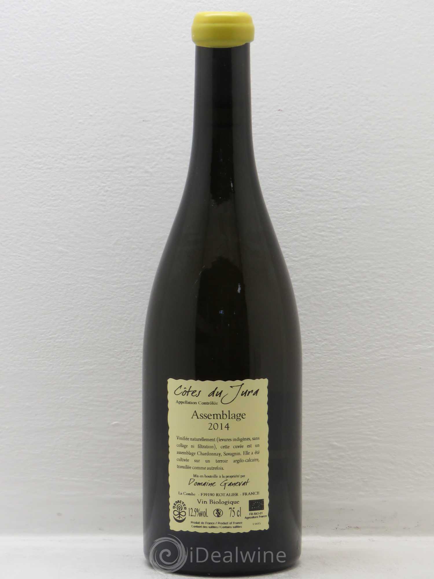 Côtes du Jura Cuvée Orégane Jean-François Ganevat (Domaine) 2014 - Lot de 1 bouteille - 1