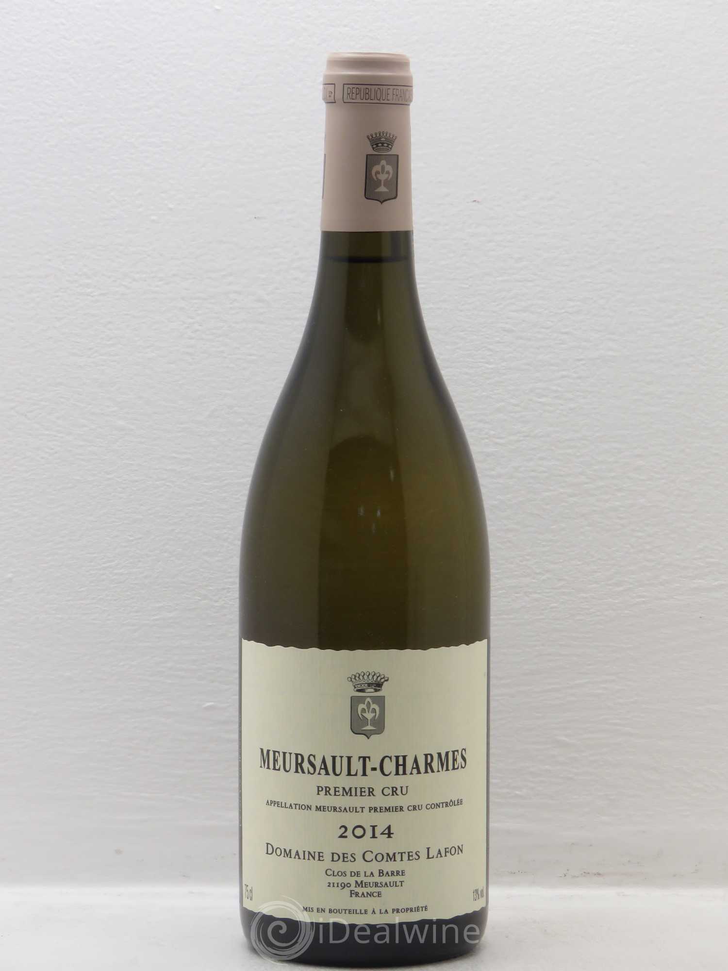 Meursault 1er Cru Charmes Comtes Lafon (Domaine des) 2014 - Lot de 1 bouteille - 0