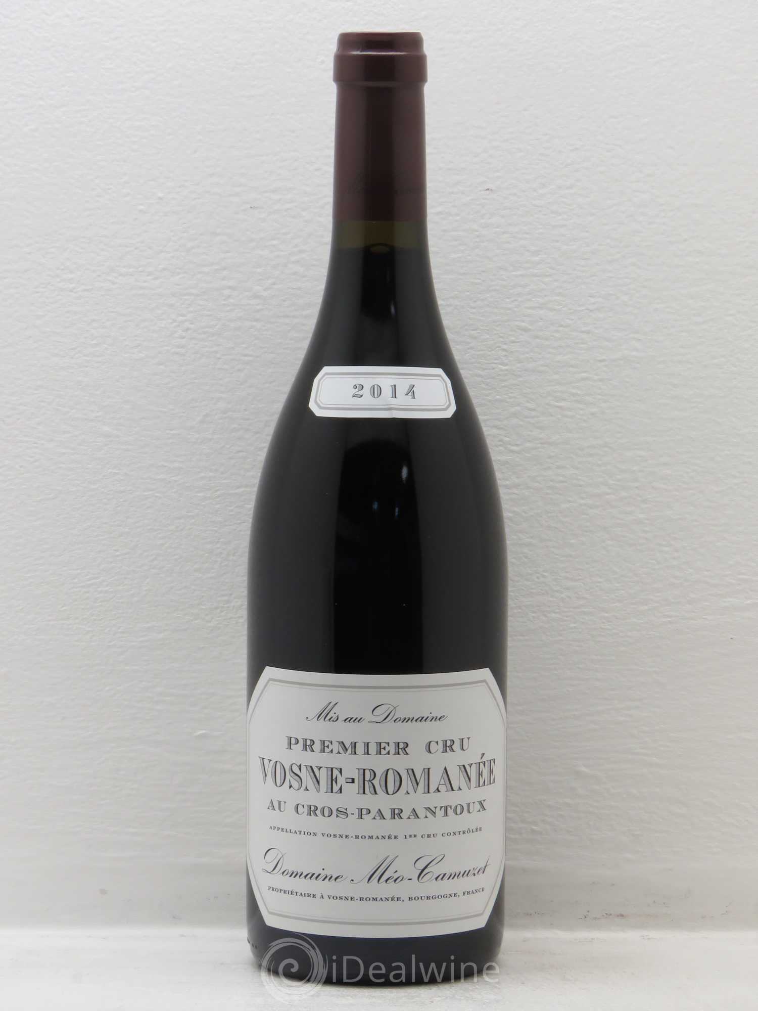 Vosne-Romanée 1er Cru Au Cros Parantoux Méo-Camuzet (Domaine) 2014 - Lot de 1 bouteille - 0