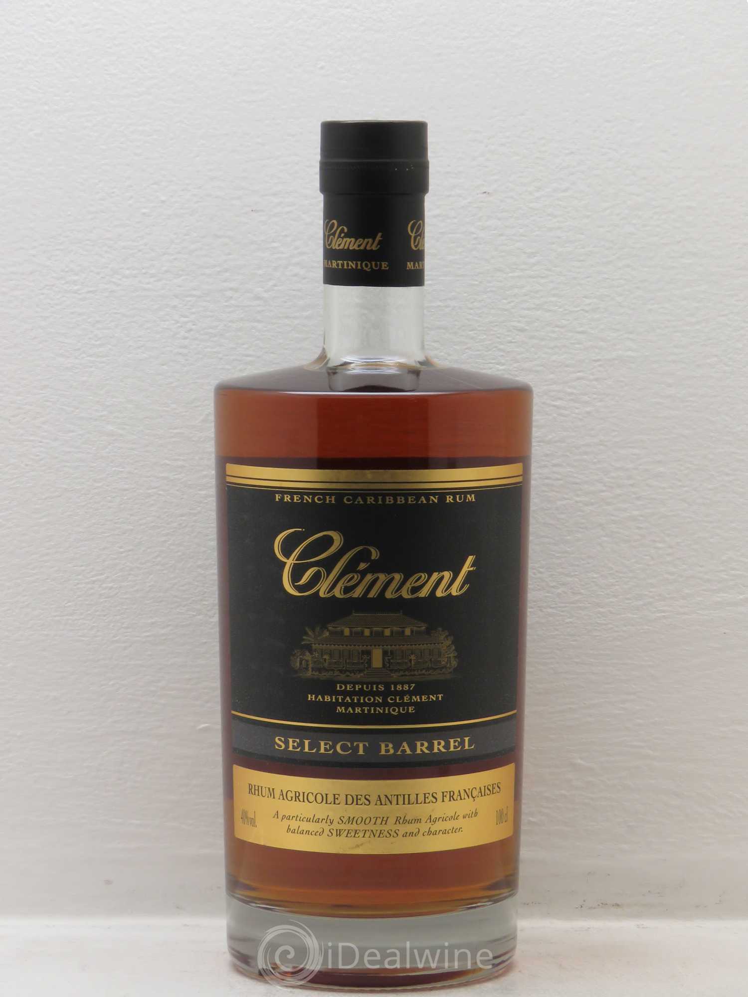 Rhum martinique distillerie Clément rhum vieux select barrel 100 cl (sans prix de réserve) - Lotto di 1 bottiglia - 0