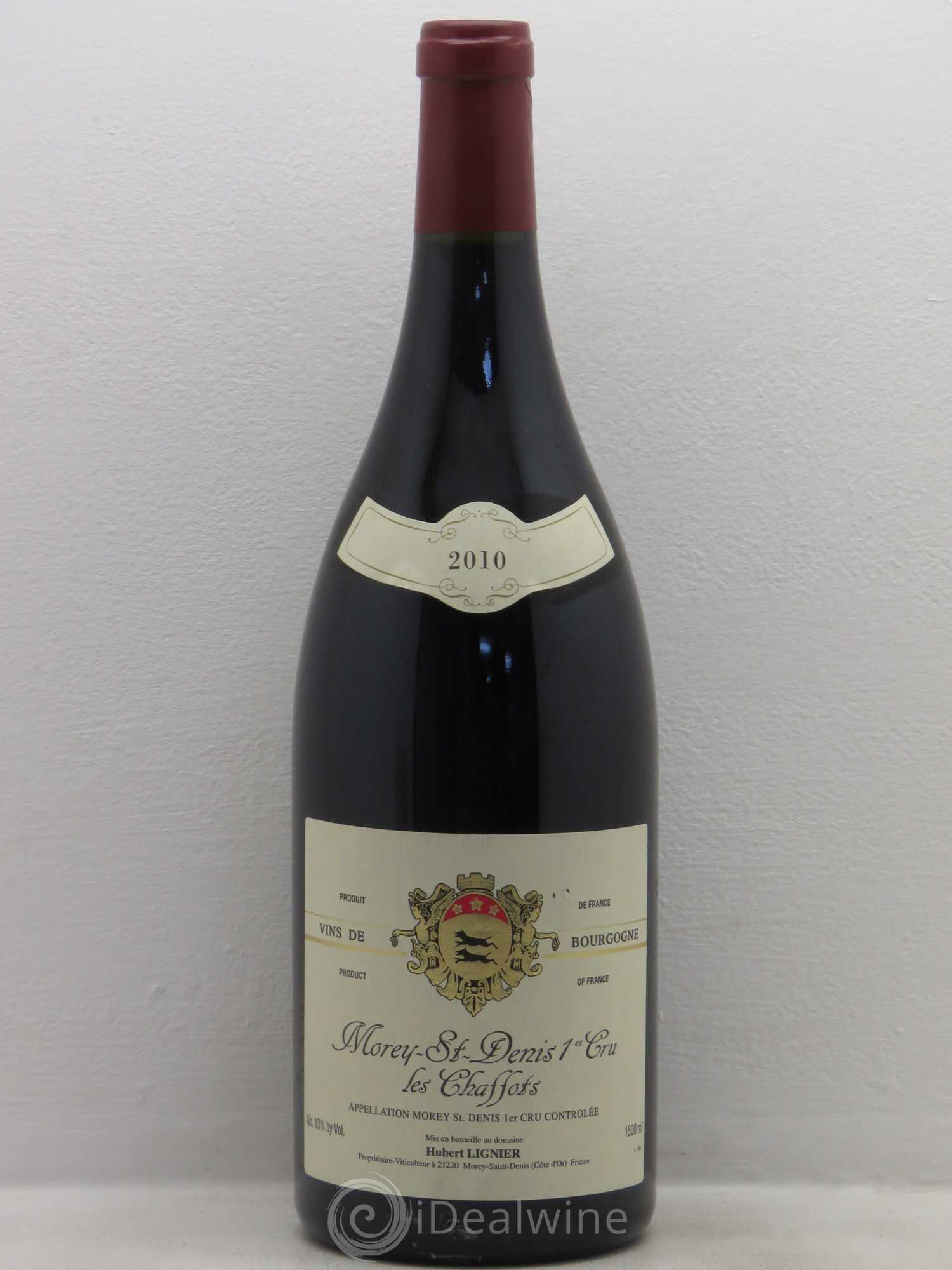 Morey-Saint-Denis 1er Cru Les Chaffots Hubert Lignier (Domaine) 2010 - Lot de 1 magnum - 0