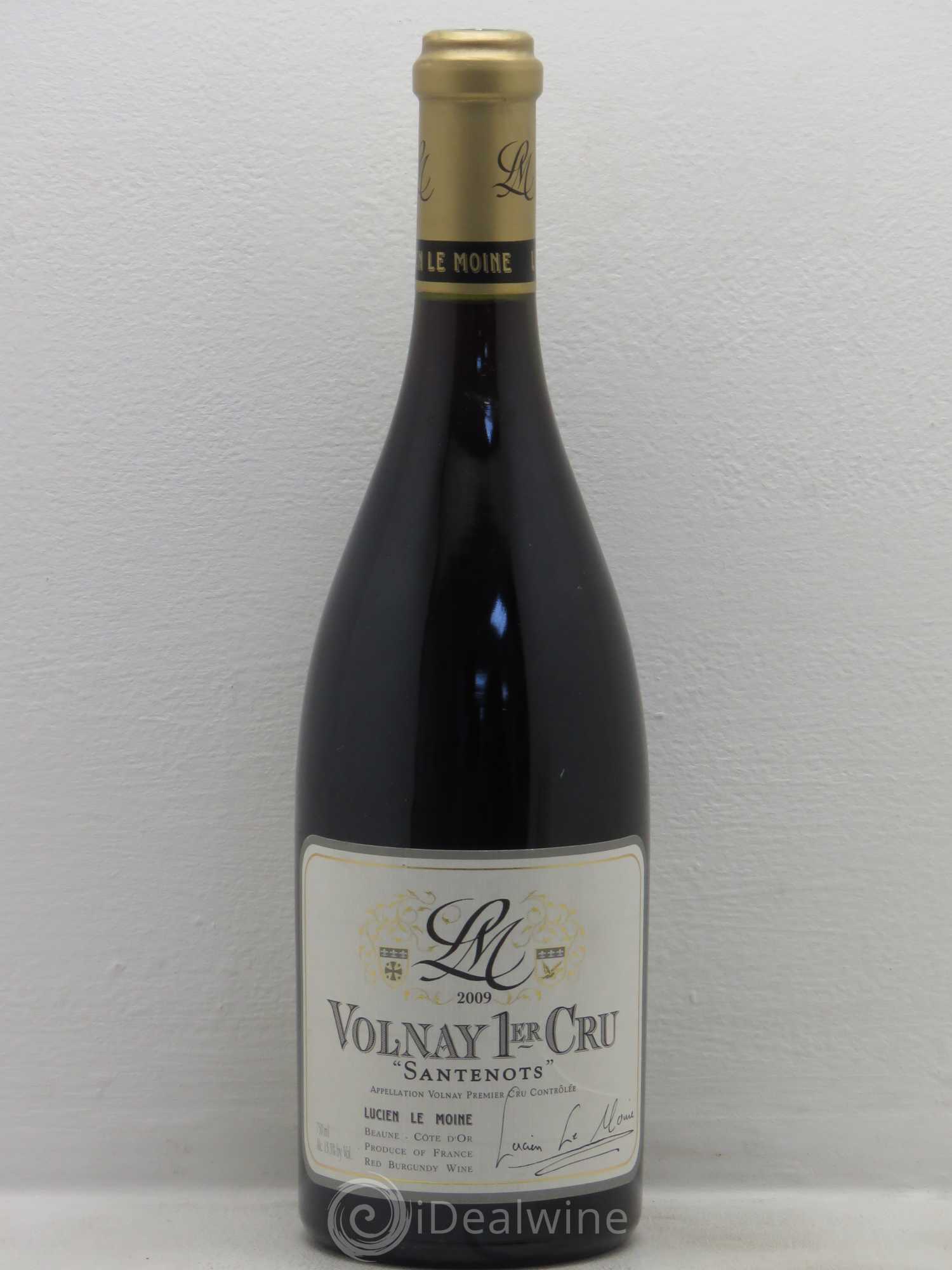 Volnay 1er Cru Santenots Lucien Le Moine 2009 - Posten von 1 Flasche - 0