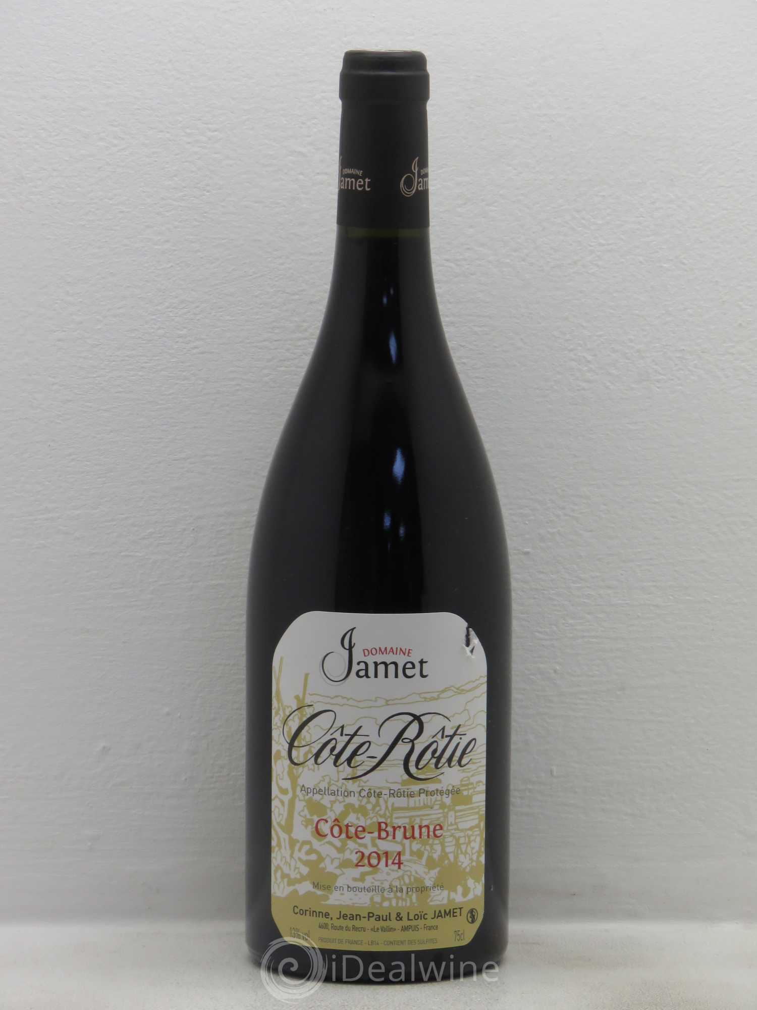 Côte-Rôtie Côte Brune Jamet (Domaine) 2014 - Lot de 1 bouteille - 0