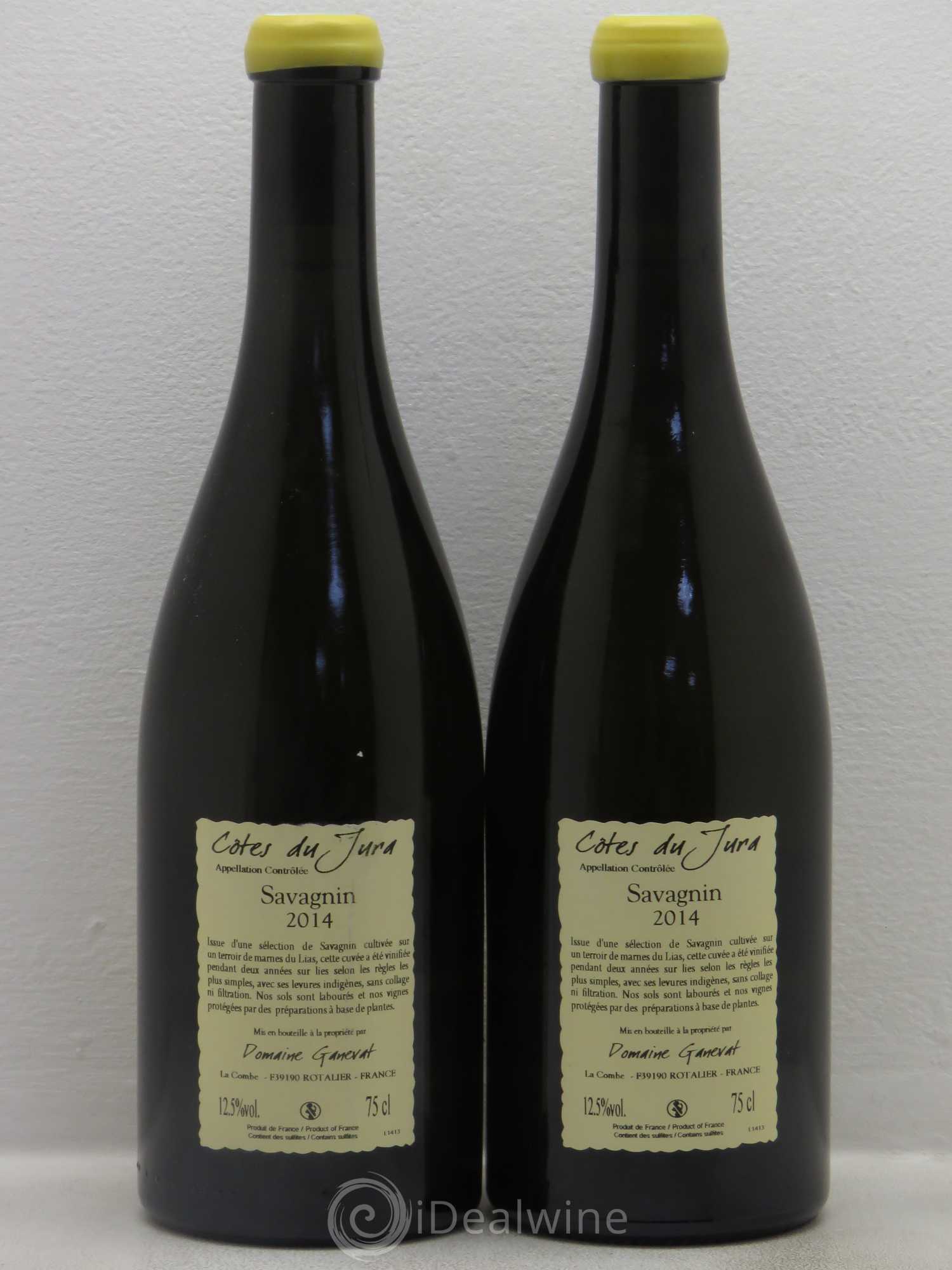 Côtes du Jura Sous la Roche Jean-François Ganevat (Domaine) 2014 - Lot de 2 bouteilles - 1