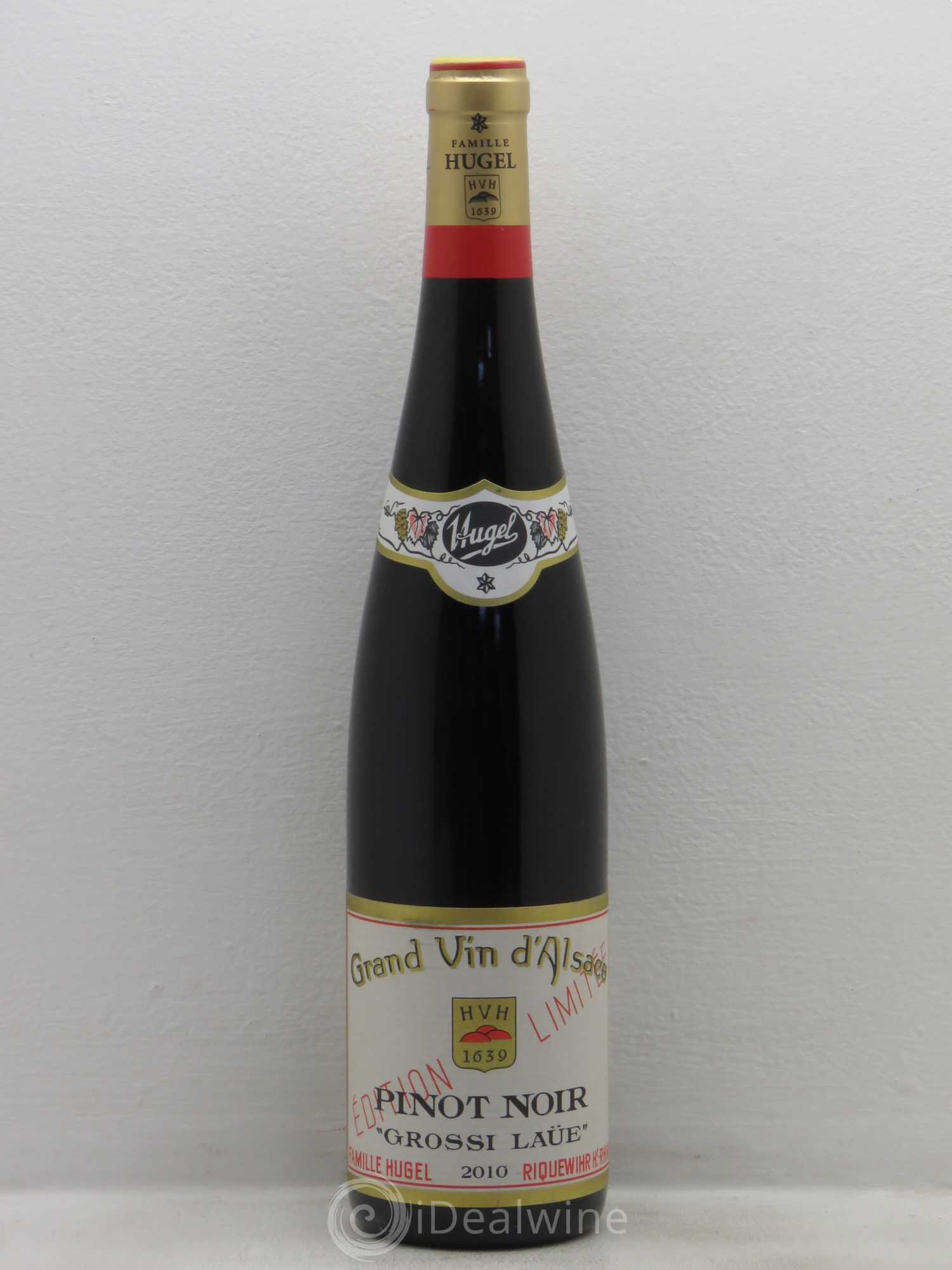 Pinot Noir Grossi Laüe Hugel (Domaine) édition limitée 2010 - Lot de 1 bouteille - 0
