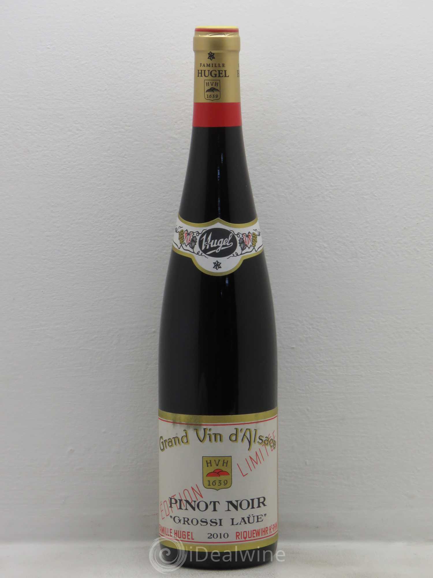 Pinot Noir Grossi Laüe Hugel (Domaine) édition limitée 2010 - Lot de 1 bouteille - 0