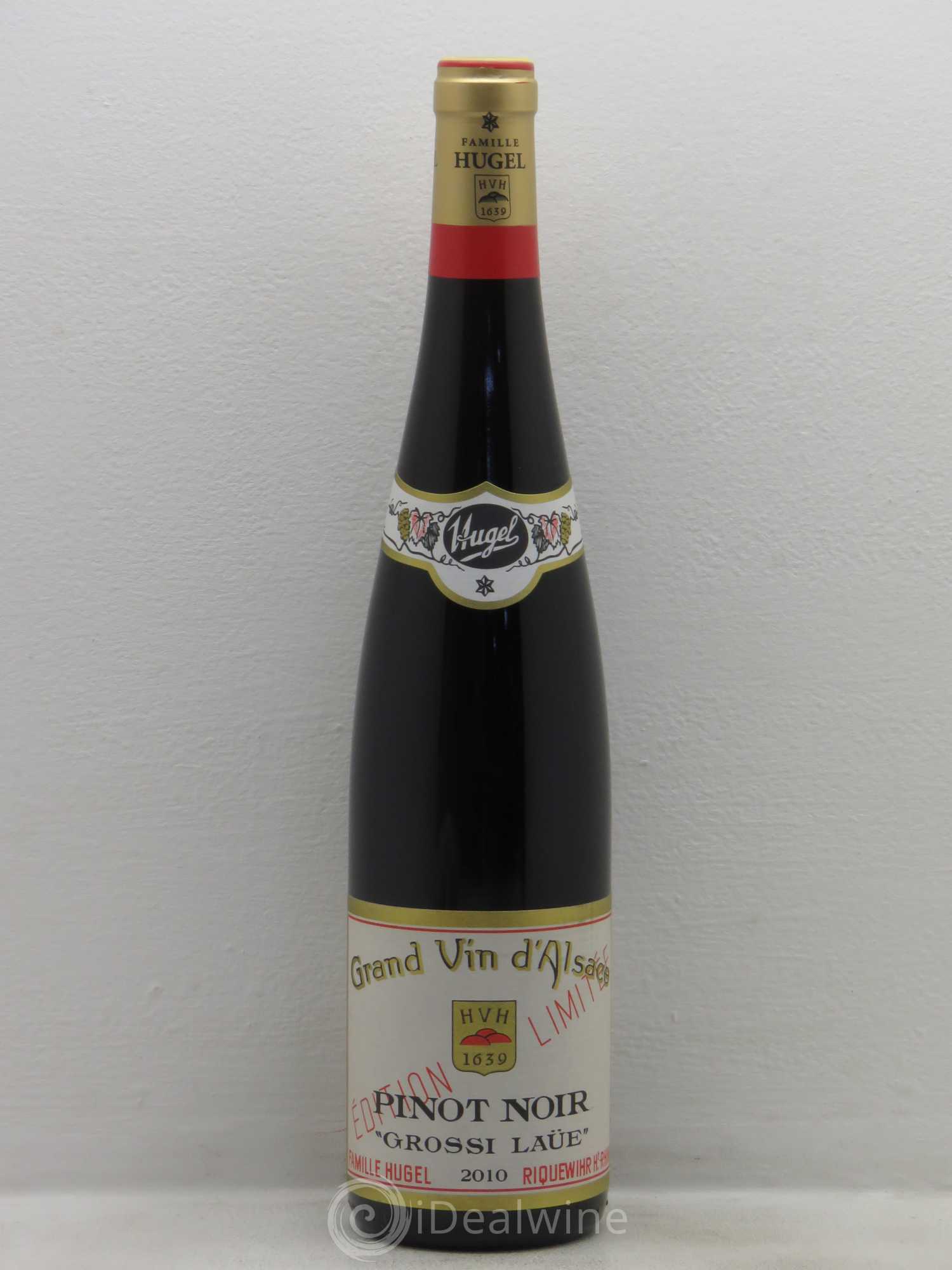 Pinot Noir Grossi Laüe Hugel (Domaine) édition limitée 2010 - Lot de 1 bouteille - 0