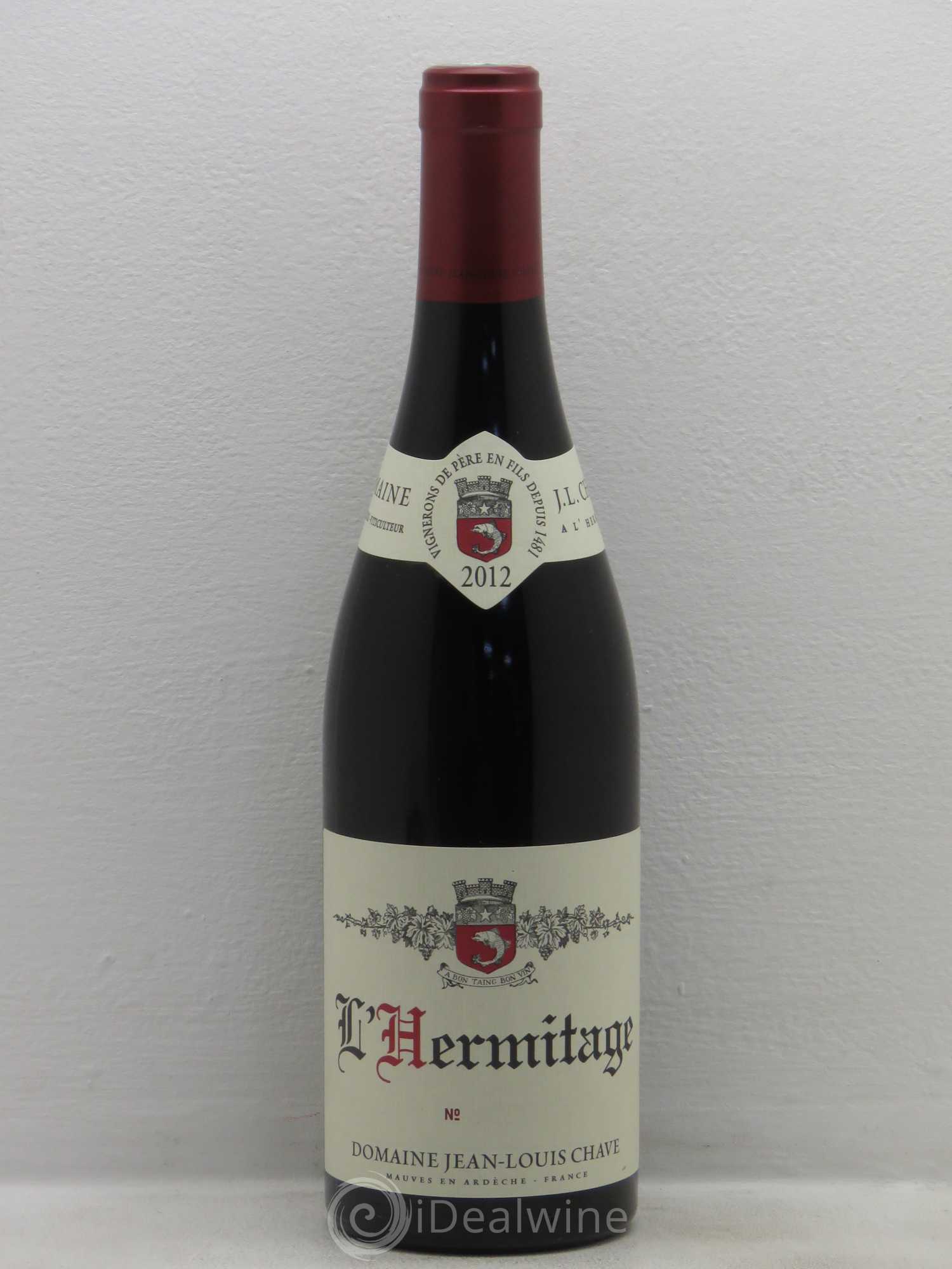 Hermitage Jean-Louis Chave 2012 - Lot de 1 bouteille - 0
