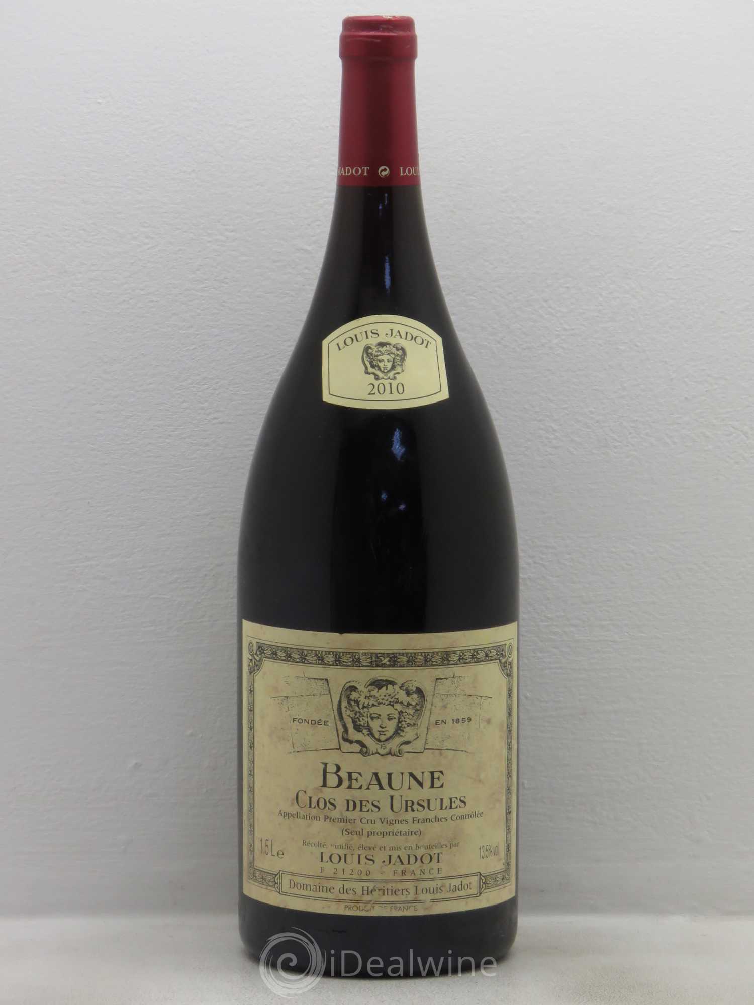 Beaune 1er Cru Clos des Ursules Maison Louis Jadot 2010 - Lot de 1 magnum - 0