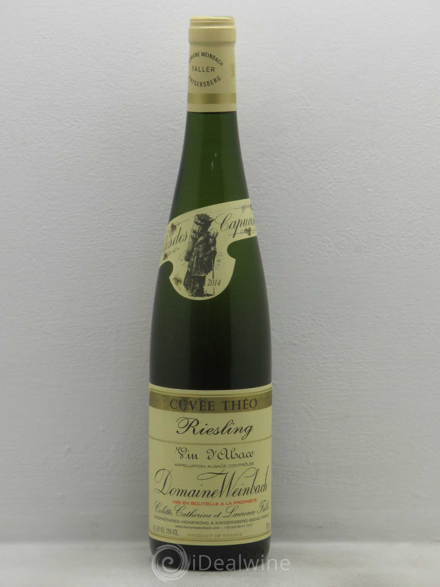 Alsace Riesling Cuvée Théo Weinbach (Domaine) (sans prix de réserve) 2014 - Lot de 1 bouteille - 0