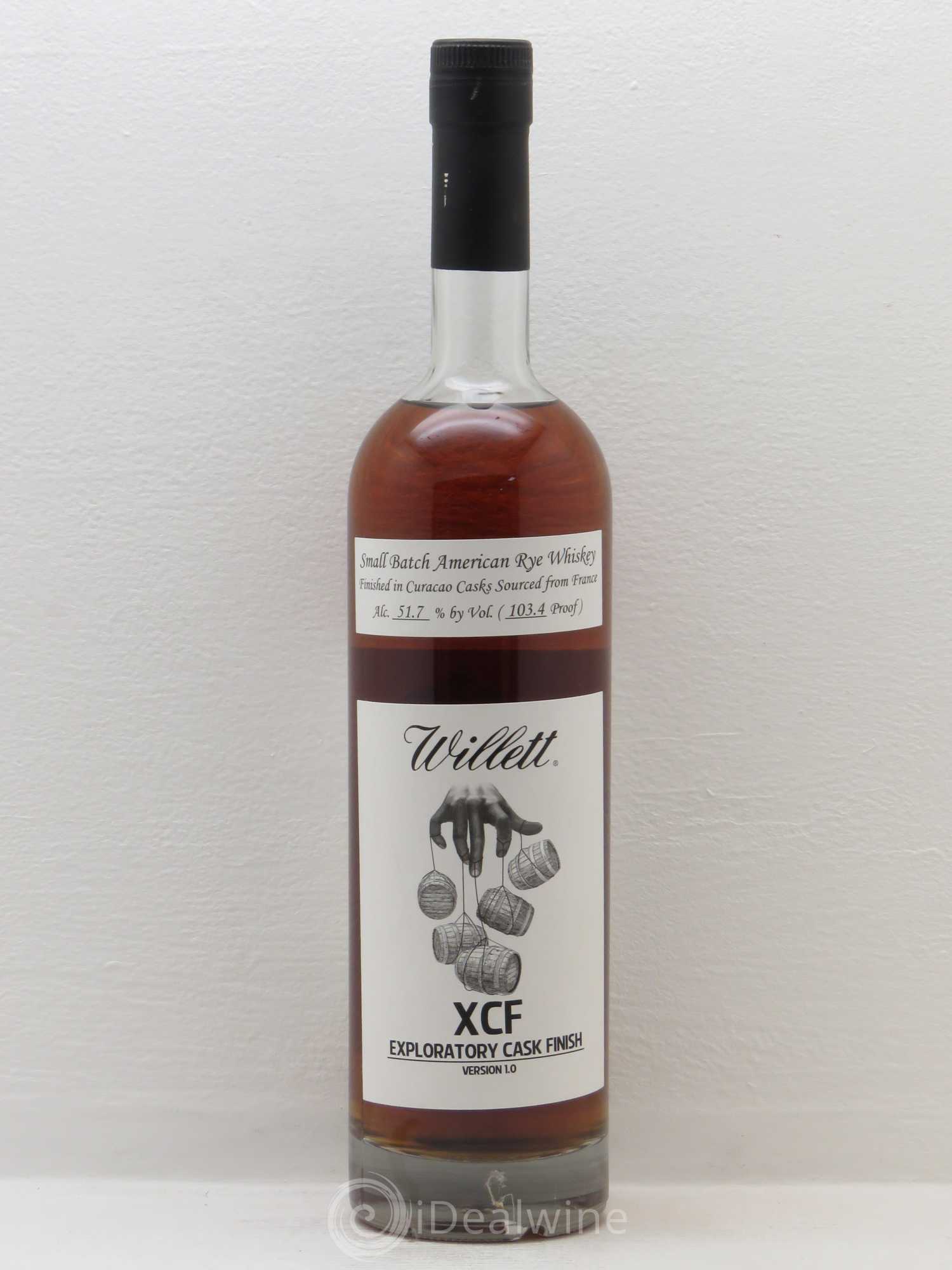 Whisky USA/ KENTUCKY Willett XCF Exploratory cask finish version 1.0 curaçao Cask distillé en 2006 bottled 2014 (51,70°) 2006 - Posten von 1 Flasche - 0