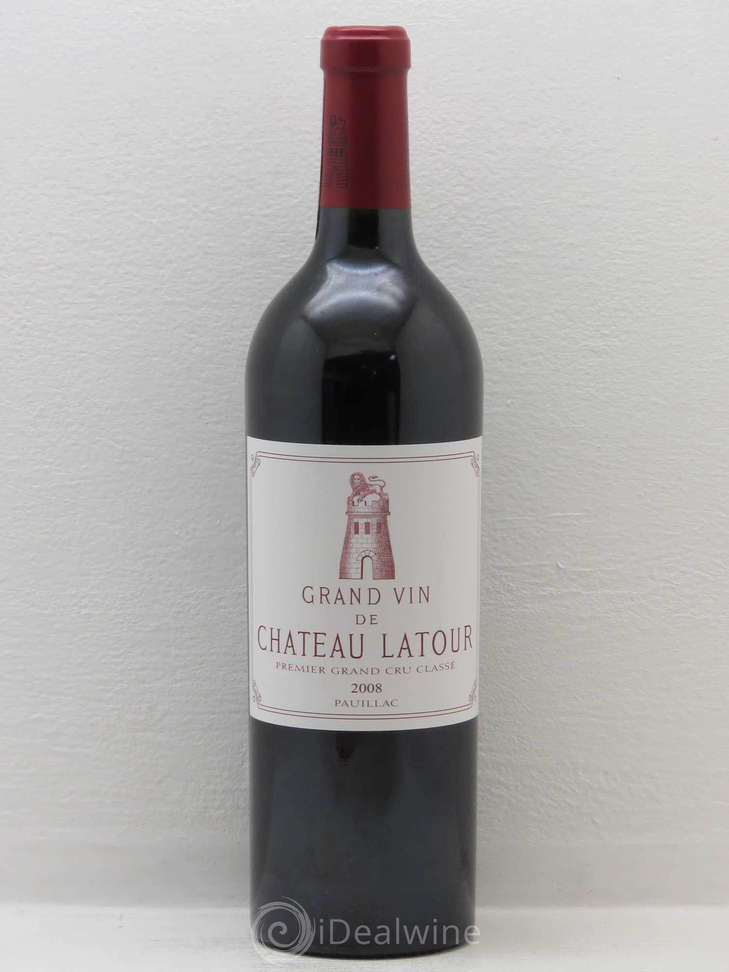 Château Latour 1er Grand Cru Classé 2008 - Lot de 1 bouteille - 0