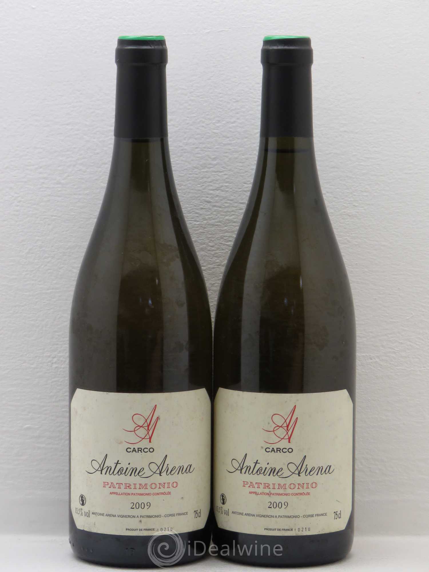 Patrimonio Carco Antoine Arena 2009 - Lot de 2 bouteilles - 0