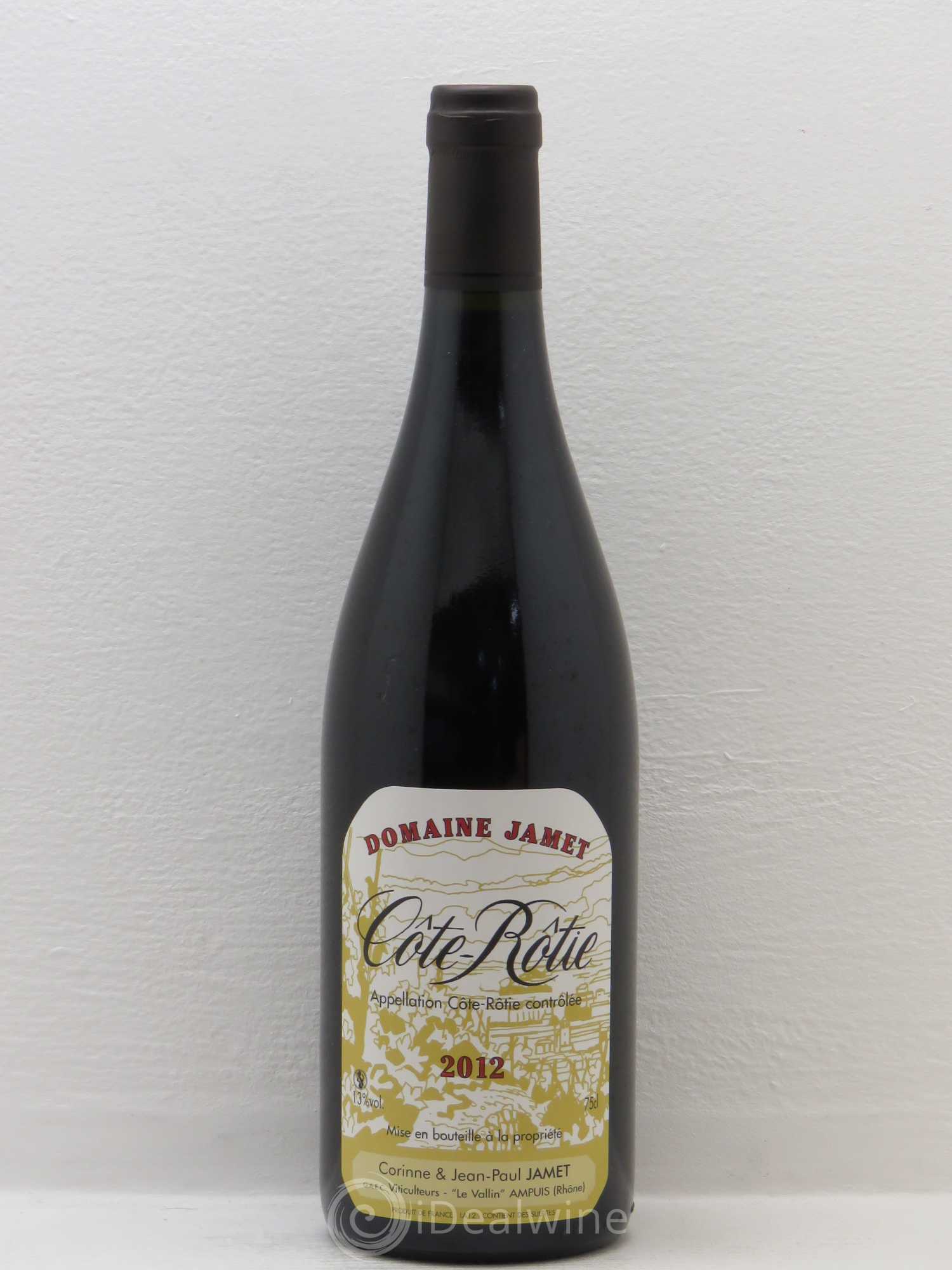 Côte-Rôtie Jamet (Domaine) 2012 - Lot de 1 bouteille - 0