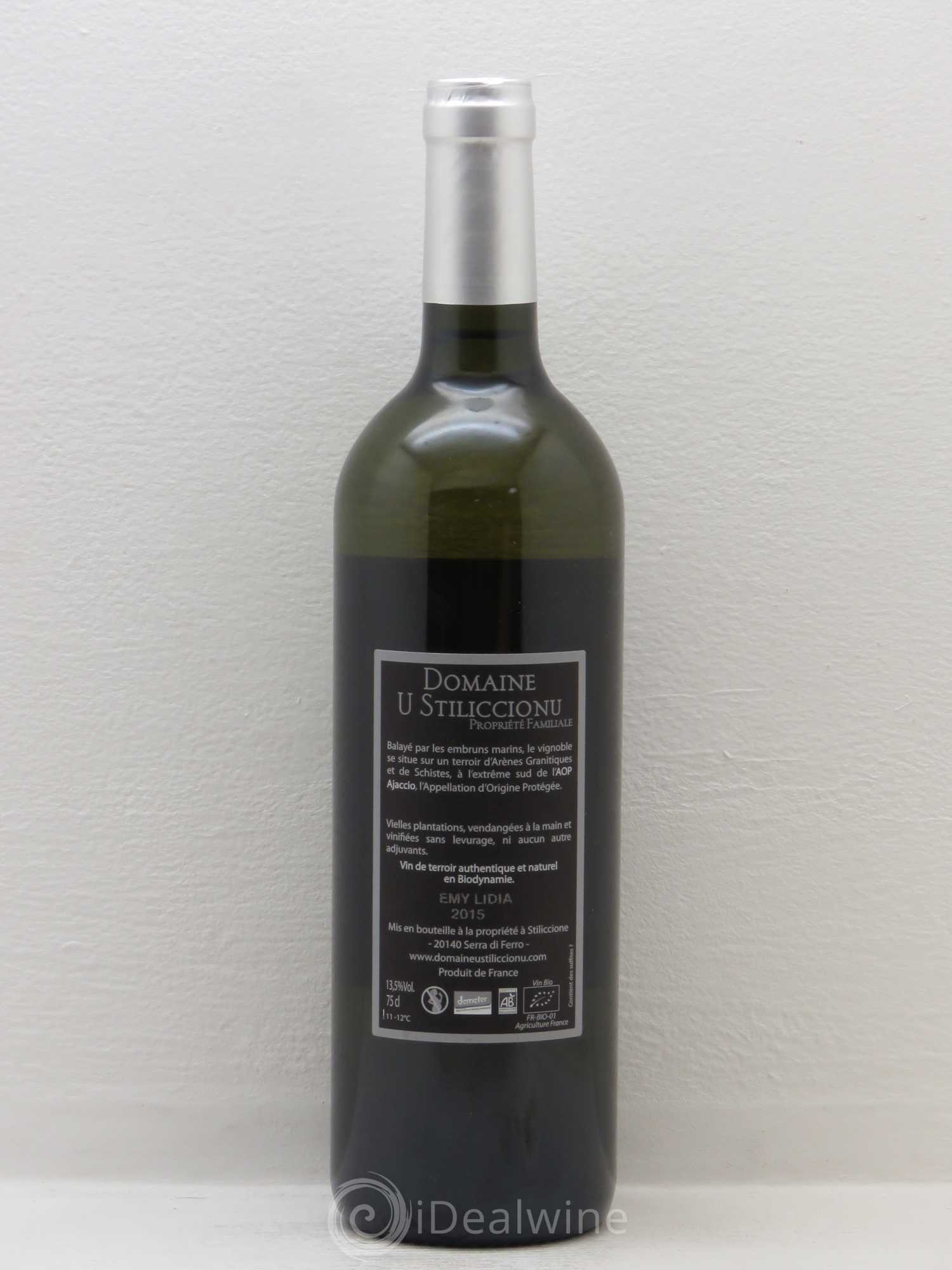 Ajaccio U Stiliccionu Vermentino Emy Lidia 2015 - Posten von 1 Flasche - 1