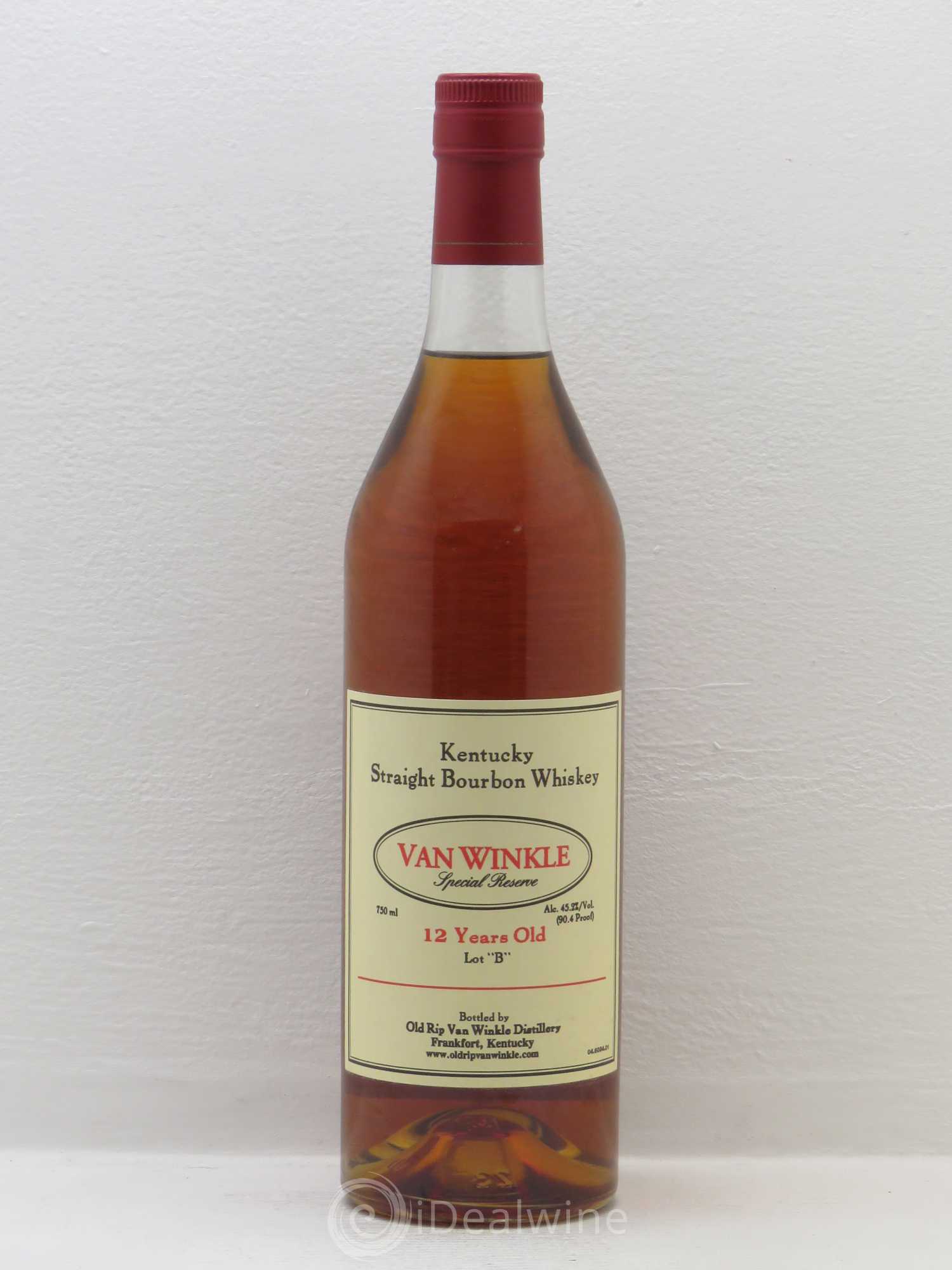 Whisky USA/ KENTUCKY Papy Van Winkle special reserve 12 YO Lot B (45,2°) - Posten von 1 Flasche - 0