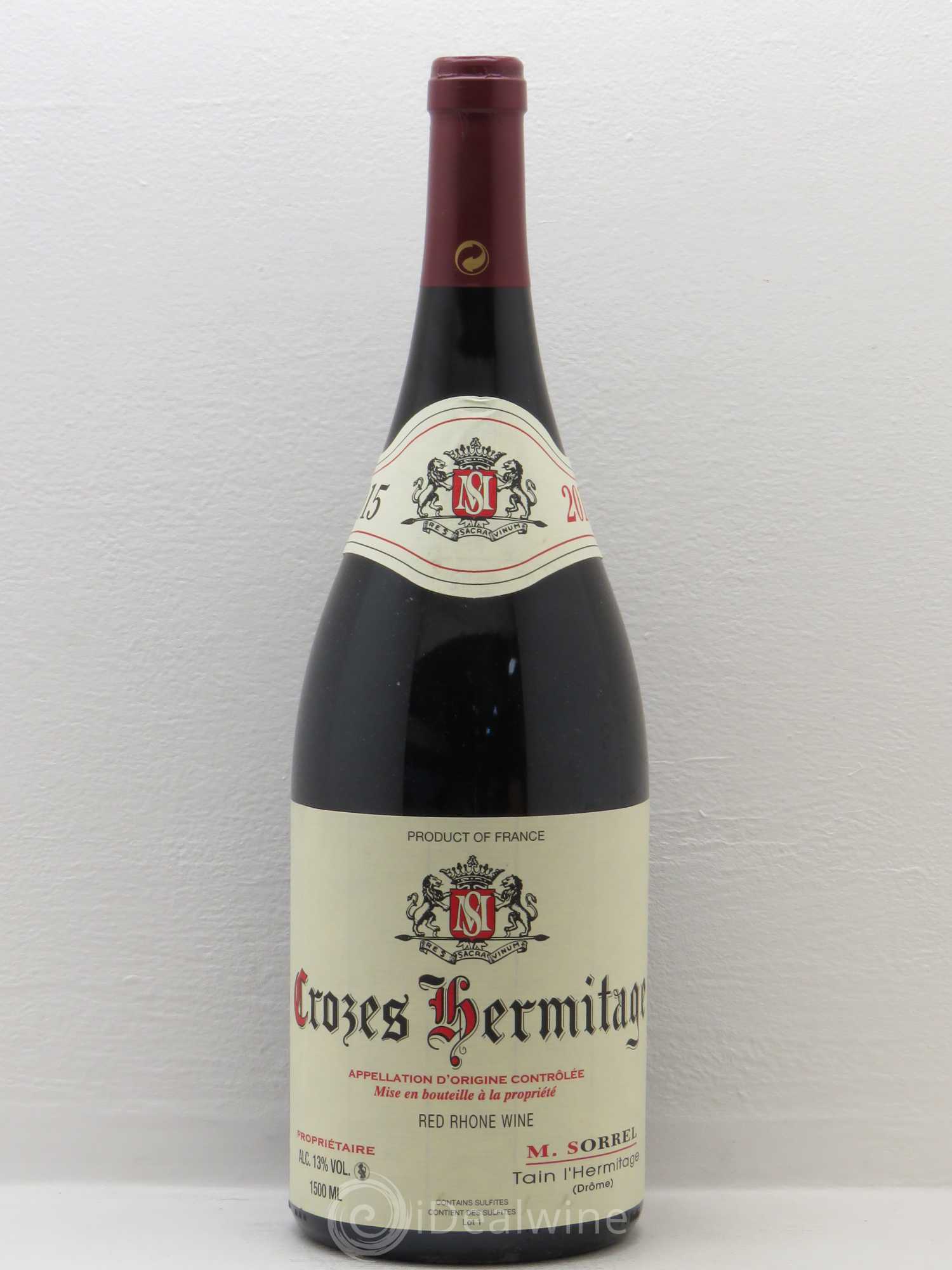 Crozes-Hermitage Marc Sorrel 2015 - Posten von 1 Magnum - 0