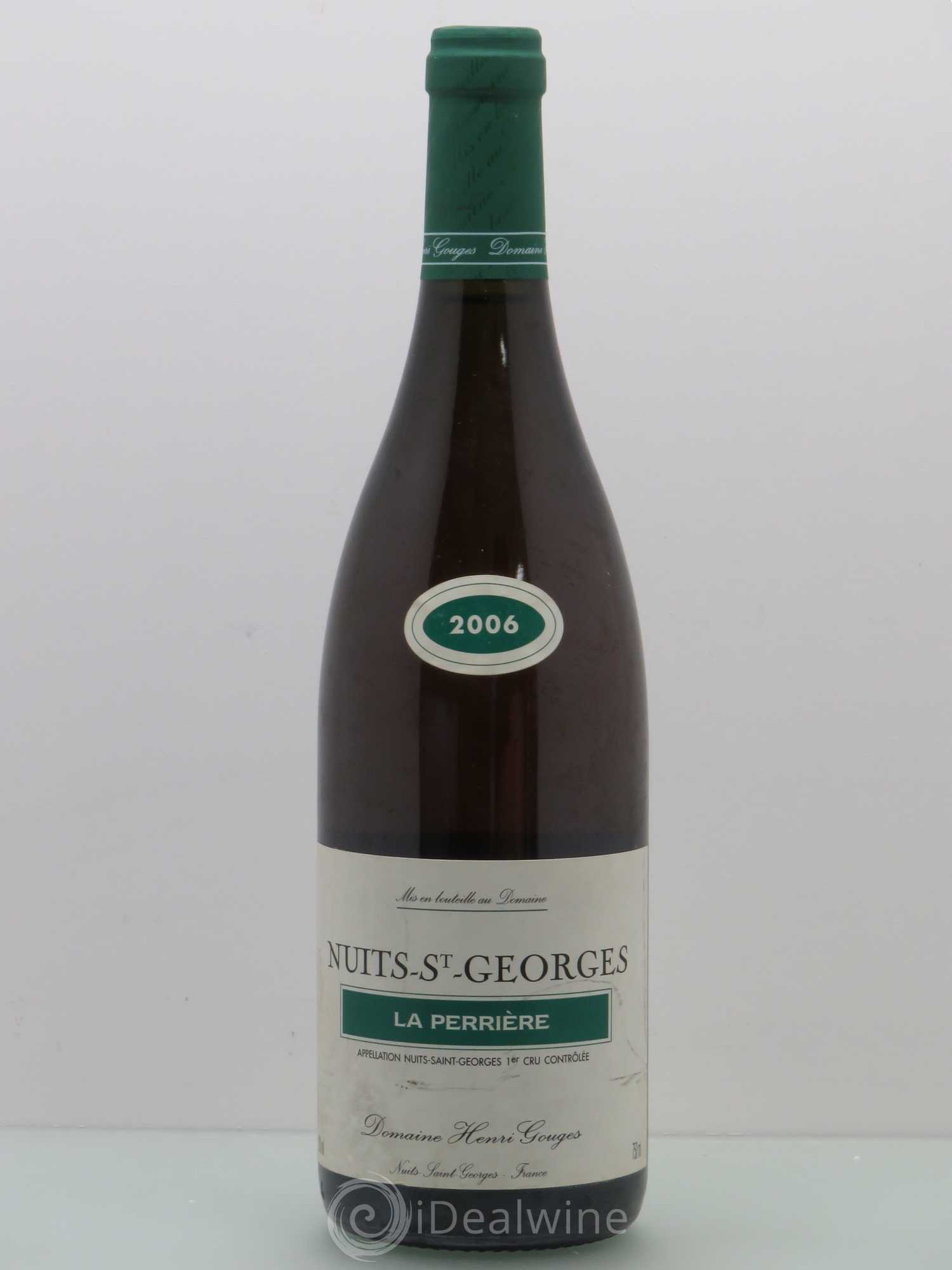 Nuits-Saint-Georges 1er Cru La Perrière Henri Gouges 2006 - Posten von 1 Flasche - 0