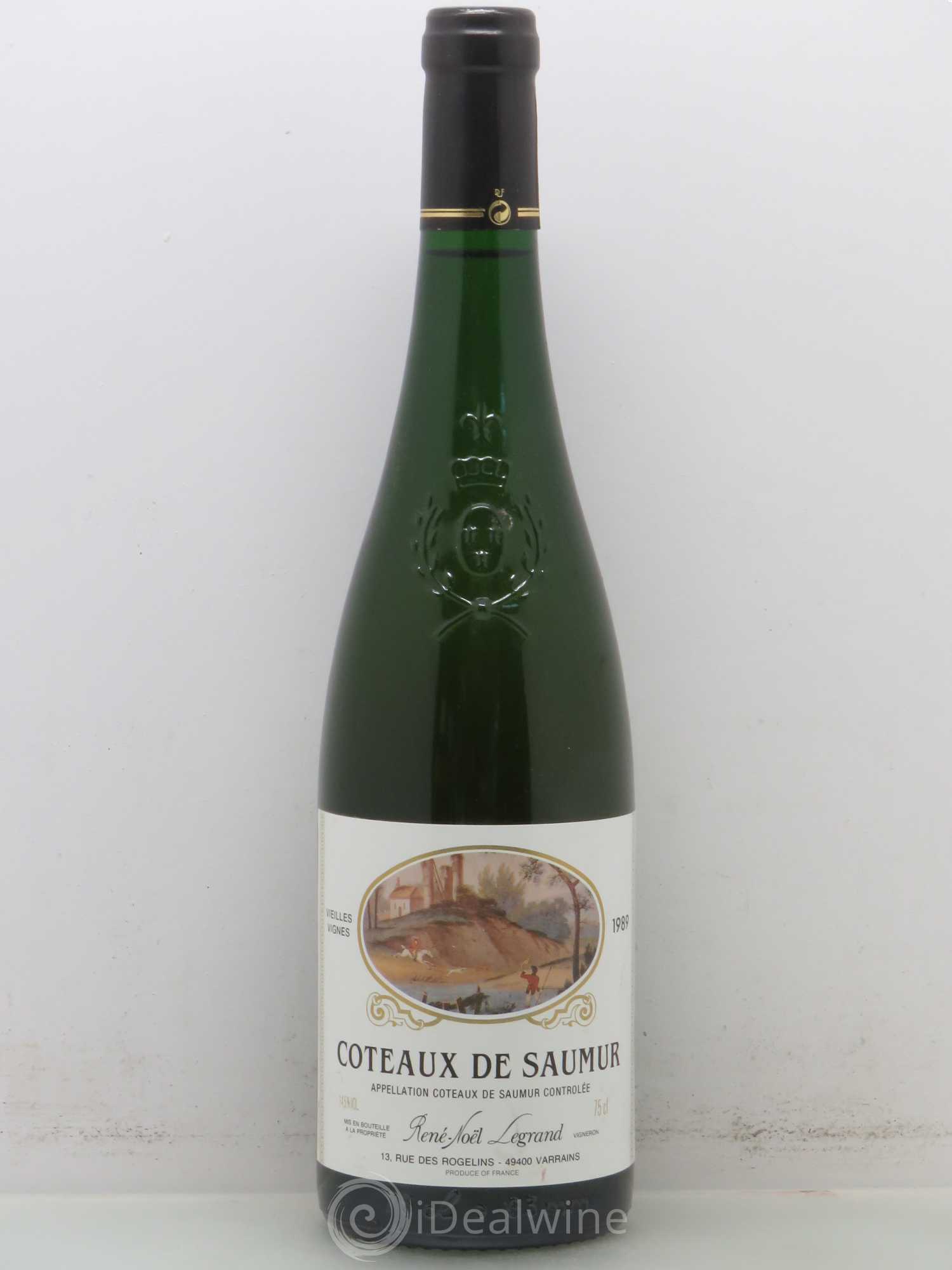 Saumur Coteaux Dom C.&R N. Legrand. Vieilles Vignes 1989 - Posten von 1 Flasche - 0