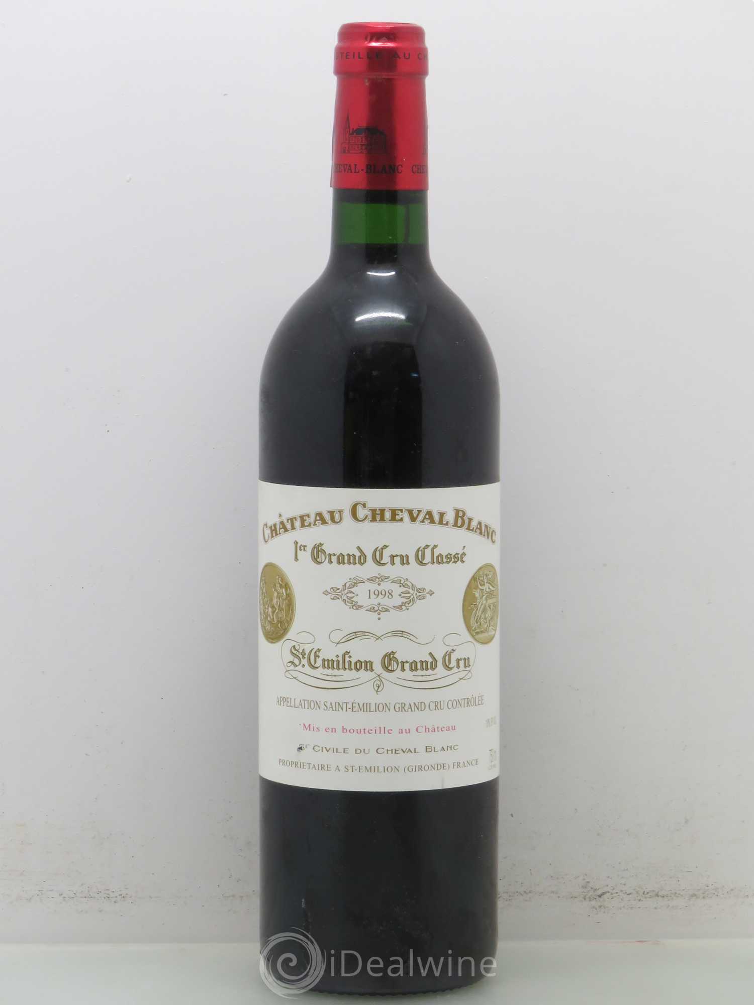 Château Cheval Blanc 1er Grand Cru Classé A 1998 - Lot de 1 bouteille - 0