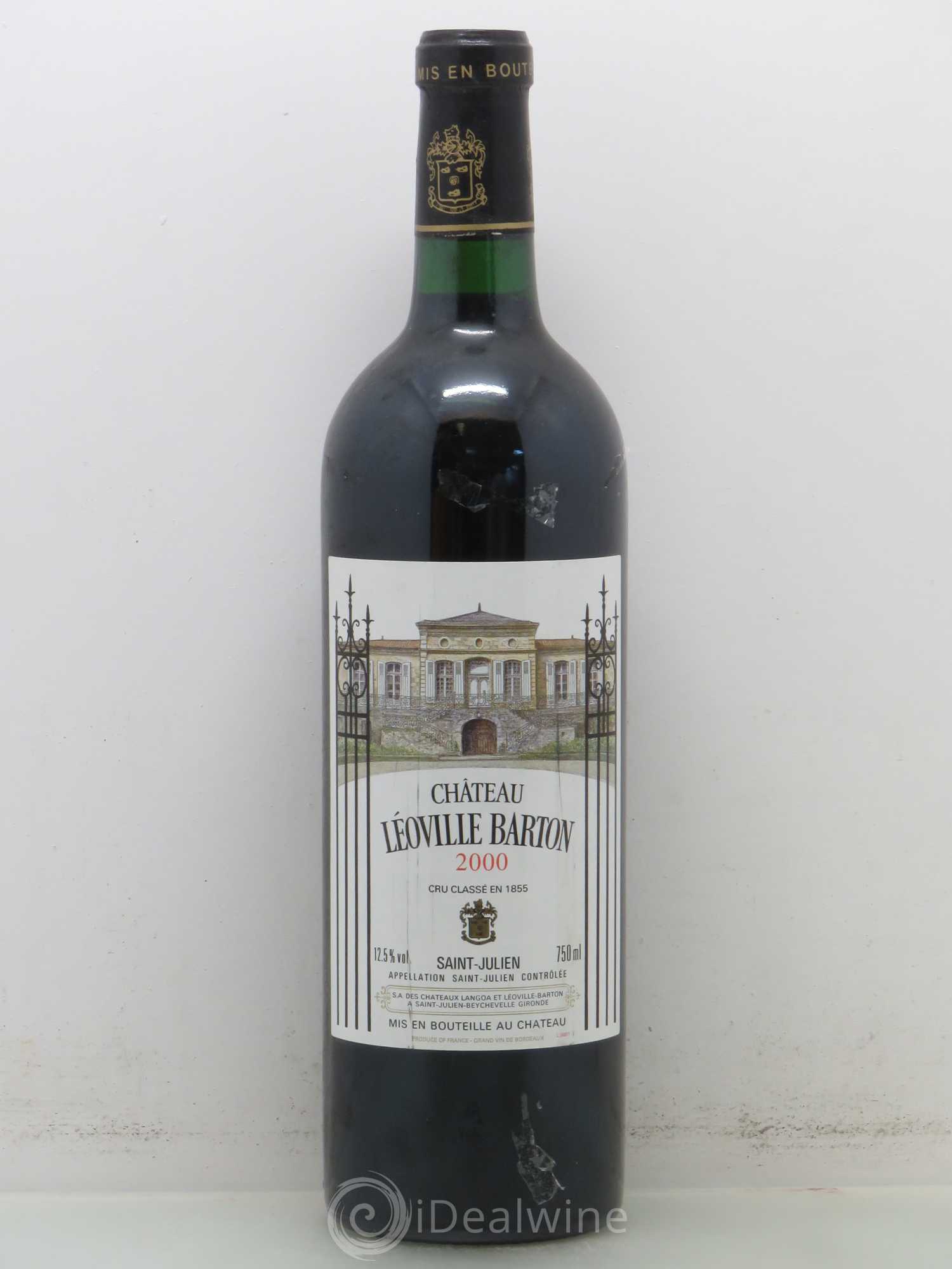 Château Léoville Barton 2ème Grand Cru Classé 2000 - Lot de 1 bouteille - 0