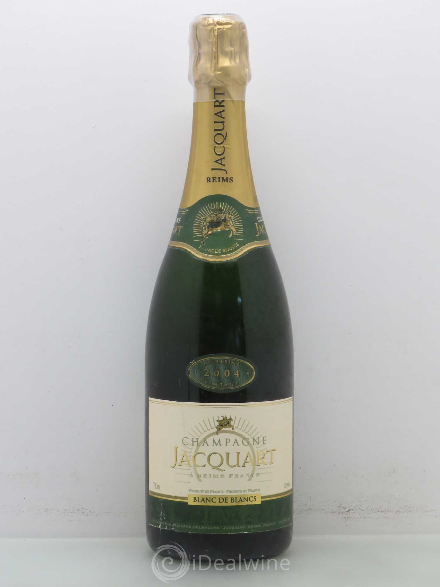 Champagne Blanc de Blanc Millésimé Jacquart 2004 - Posten von 1 Flasche - 0