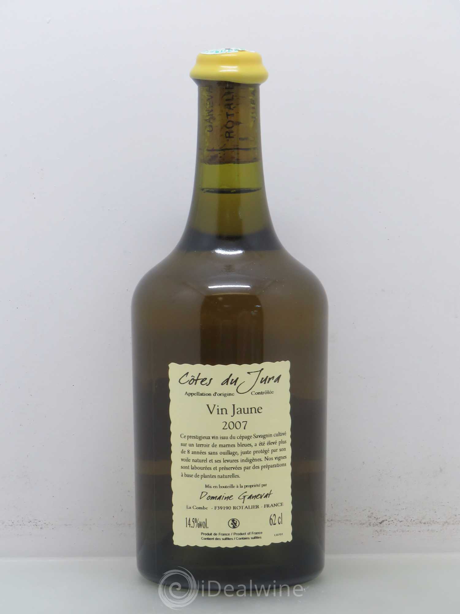 Arbois Vin Jaune Ganevat 2007 - Posten von 1 Flasche - 1