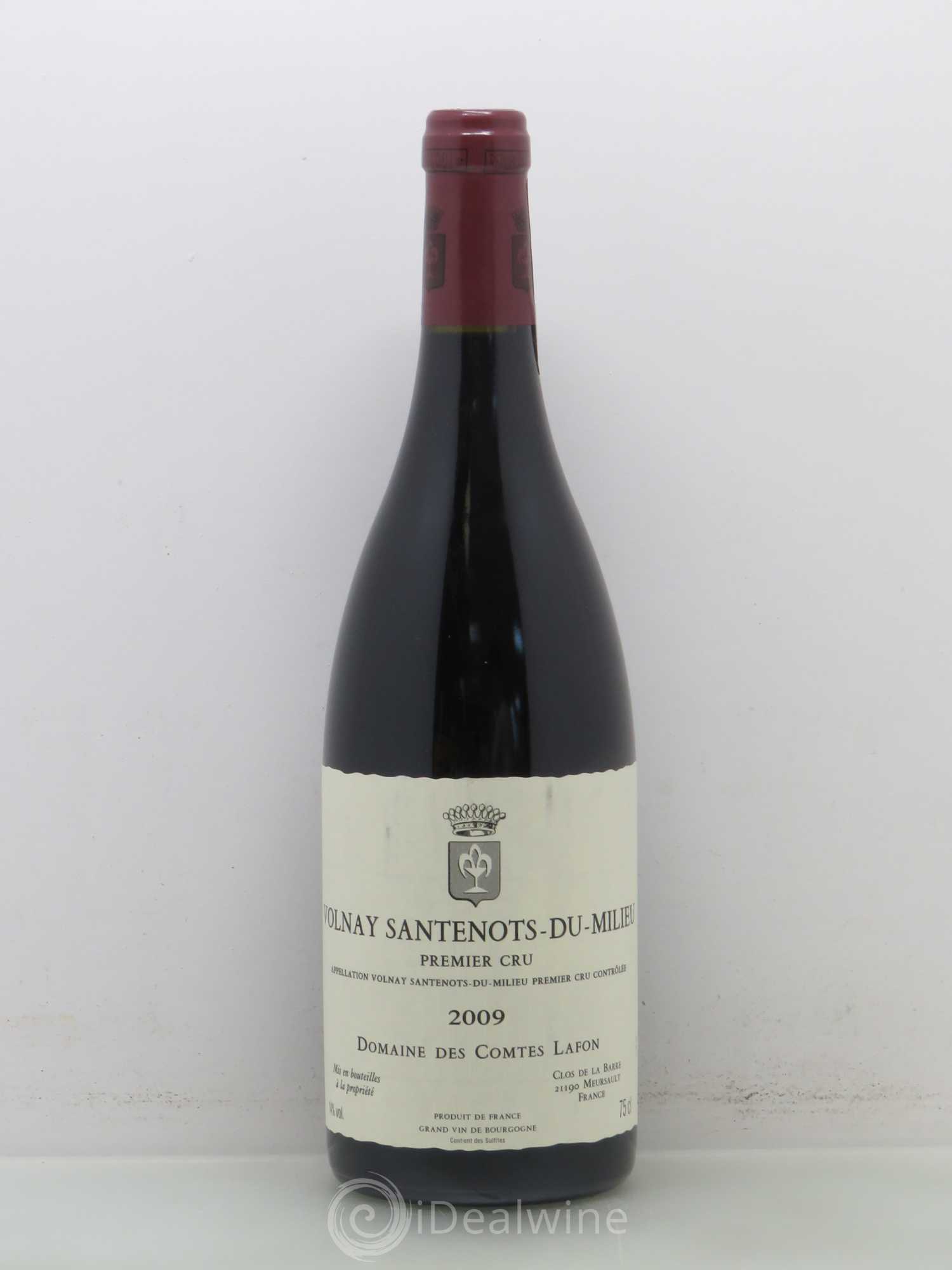 Volnay 1er Cru Santenots du Milieu Comtes Lafon (Domaine des) 2009 - Lot de 1 bouteille - 0