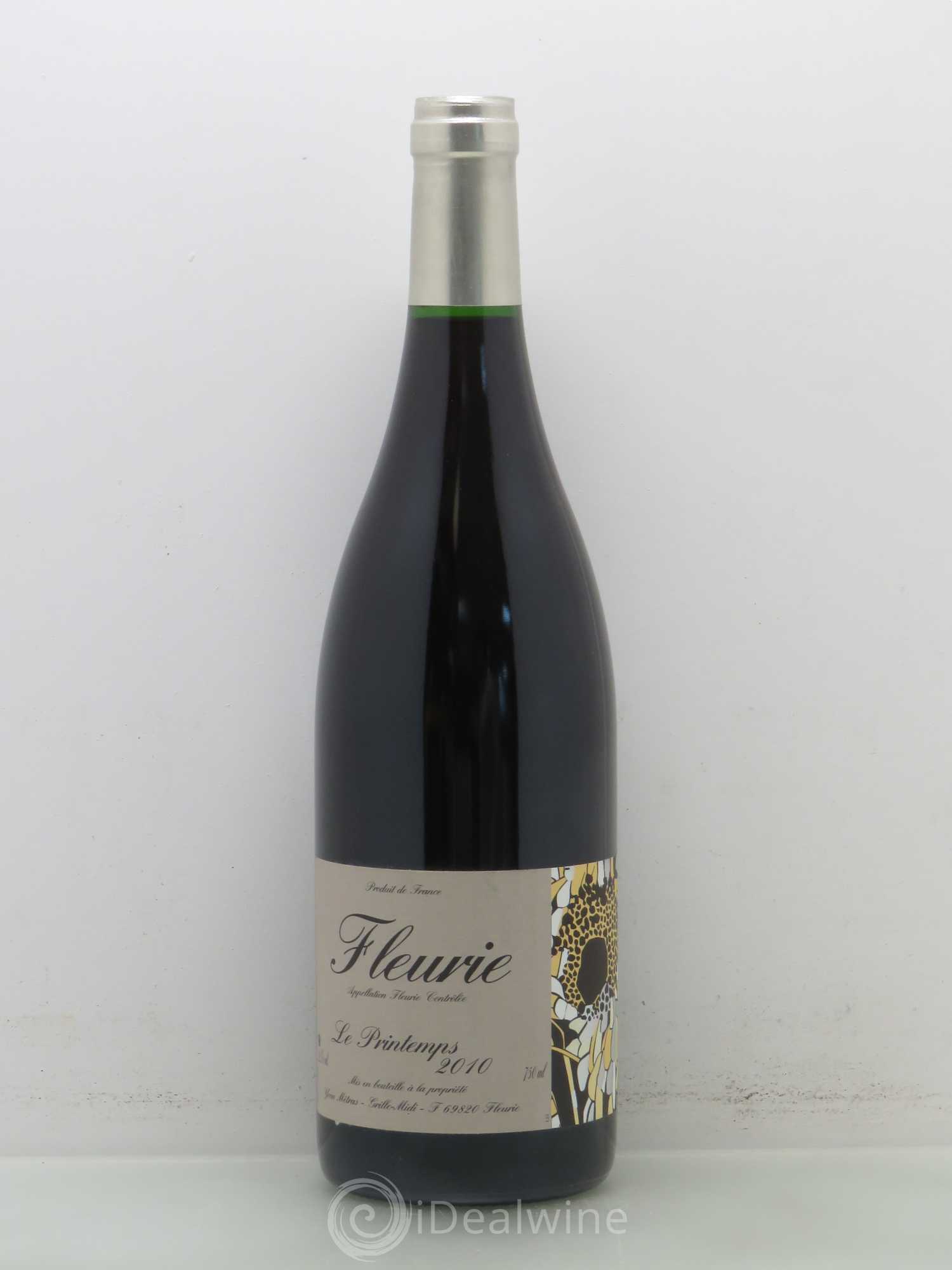 Fleurie Le Printemps Yvon Métras 2010 - Lot de 1 bouteille - 0