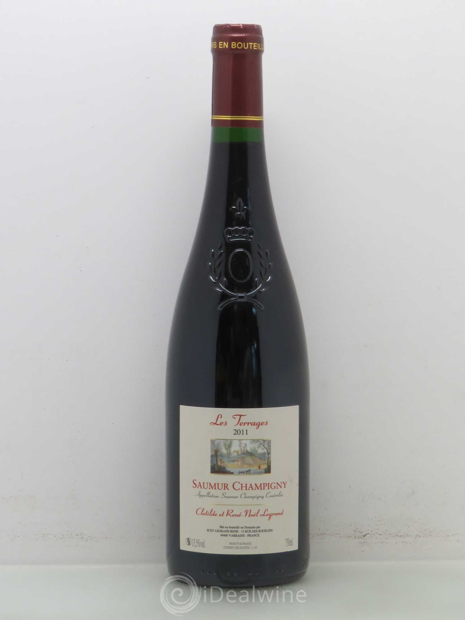 Saumur-Champigny Les Terrages Dom C.&R N. Legrand 2011 - Posten von 1 Flasche - 0