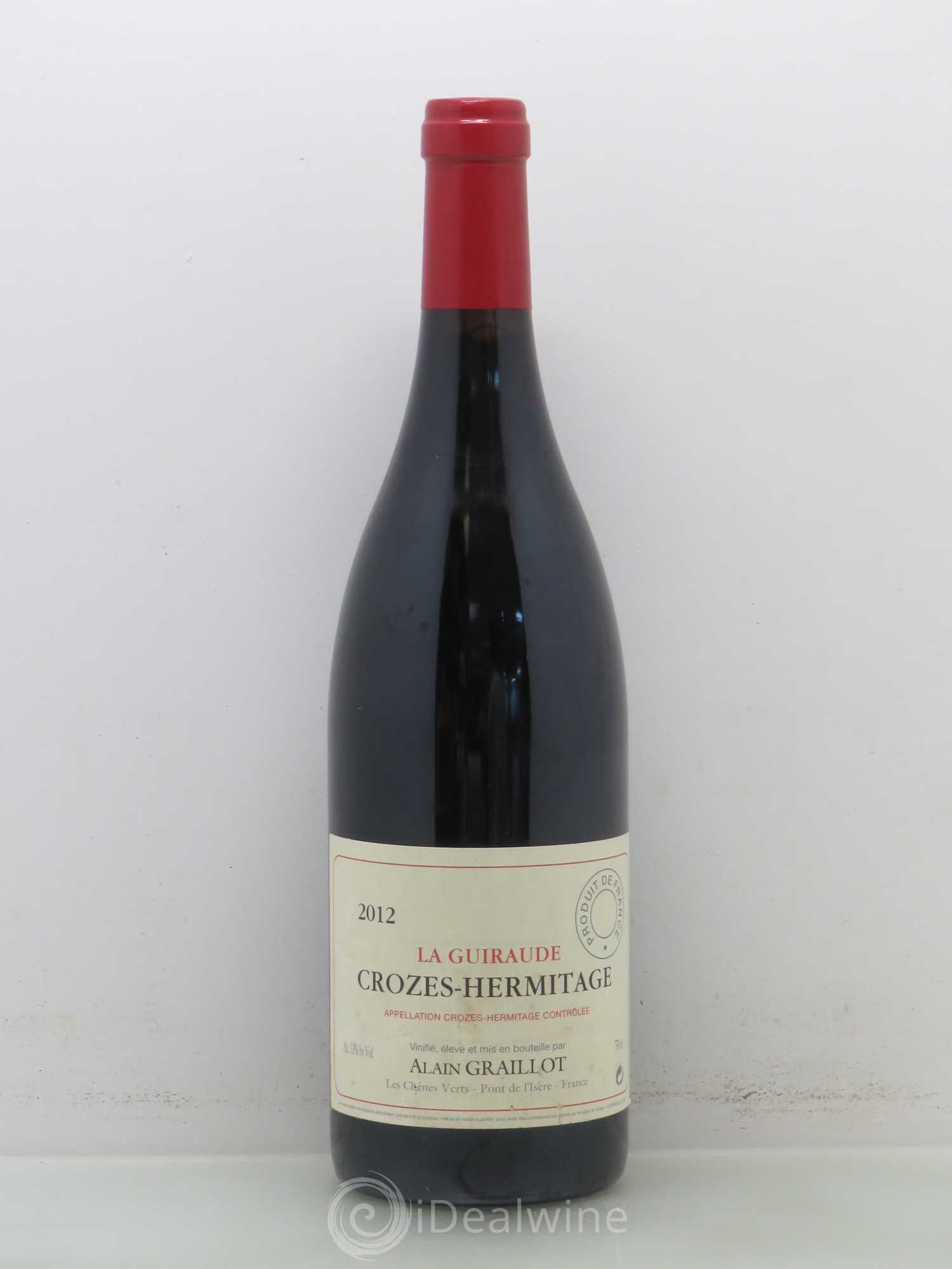Crozes-Hermitage La Guiraude Domaine Graillot 2012 - Lot de 1 bouteille - 0