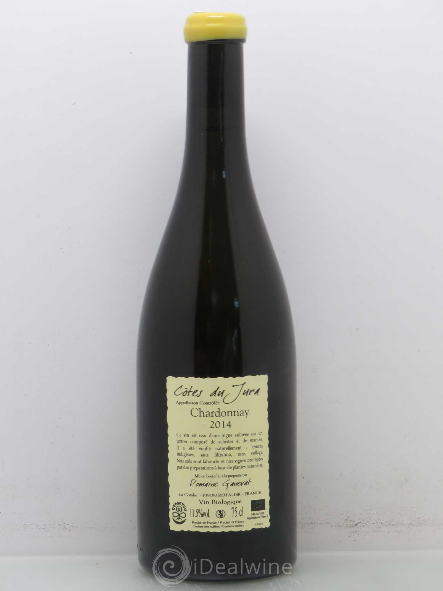 Côtes du Jura Grusse en Billat Jean-François Ganevat (Domaine) 2014 - Lot de 1 bouteille - 1