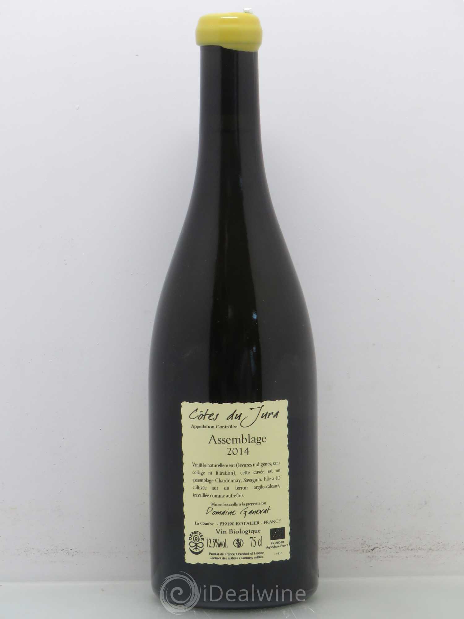 Côtes du Jura Cuvée Orégane Jean-François Ganevat (Domaine) 2014 - Lot de 1 bouteille - 1