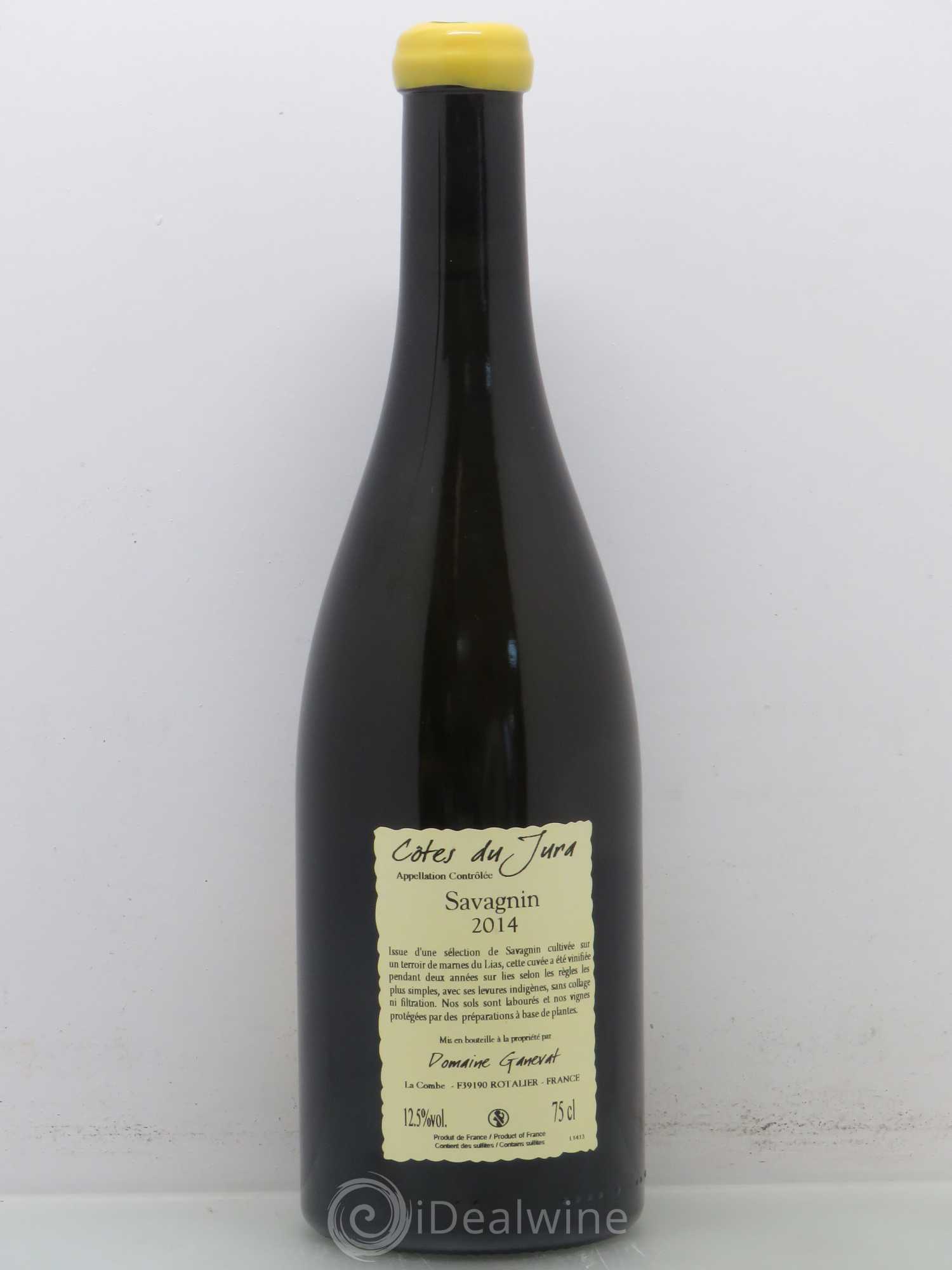 Côtes du Jura Sous la Roche Jean-François Ganevat (Domaine) 2014 - Lot de 1 bouteille - 1