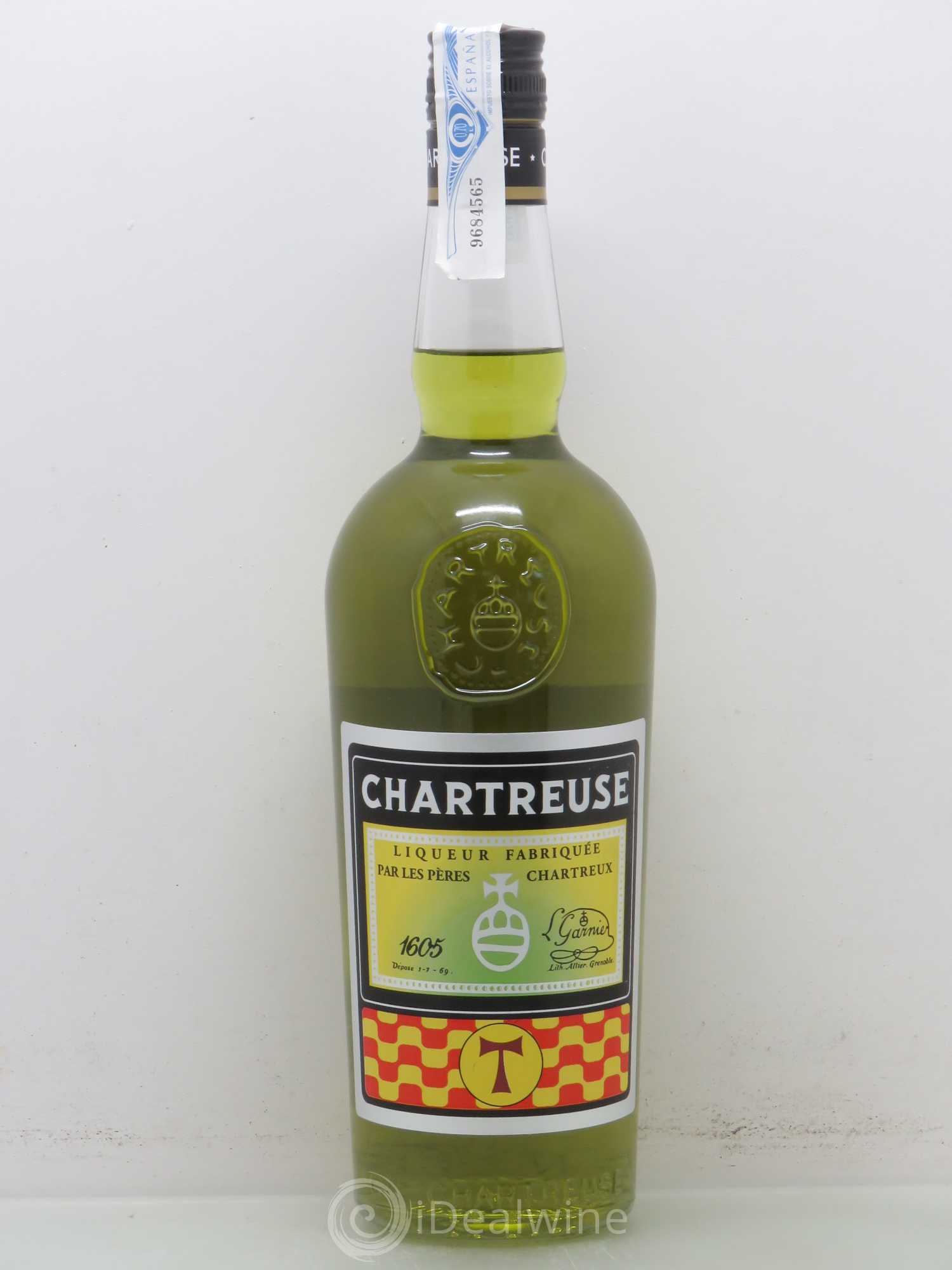 Chartreuse Pères Chartreux épiscopale La Tau 44° (1/3 Verte 2/3 Jaune) 2017 - Posten von 1 Flasche - 0