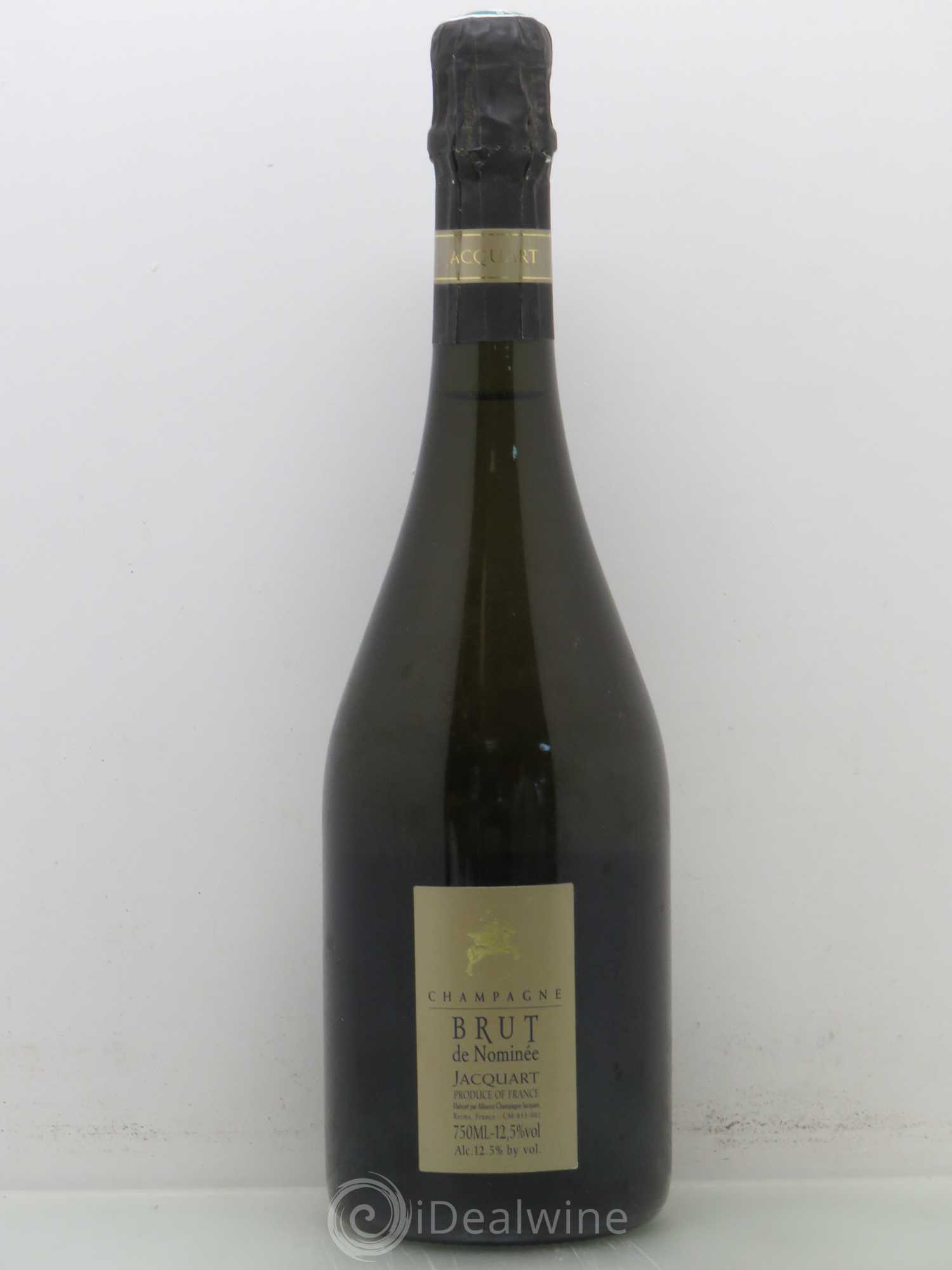 Champagne Blanc de Blanc Nominée GC Jacquart (sans prix de réserve) - Posten von 1 Flasche - 0