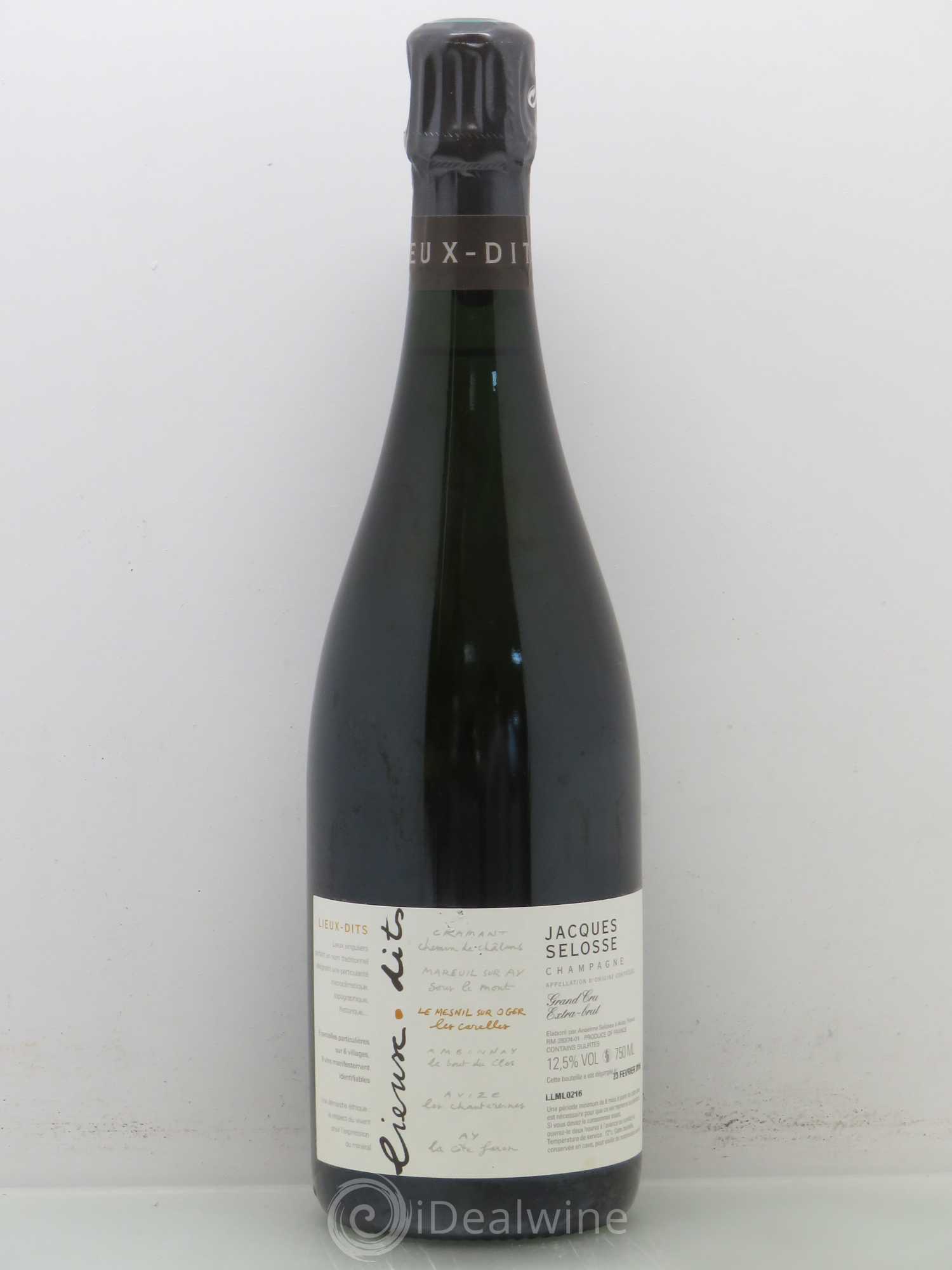Les Carelles Blanc de Blancs Jacques Selosse - Lot de 1 bouteille - 0