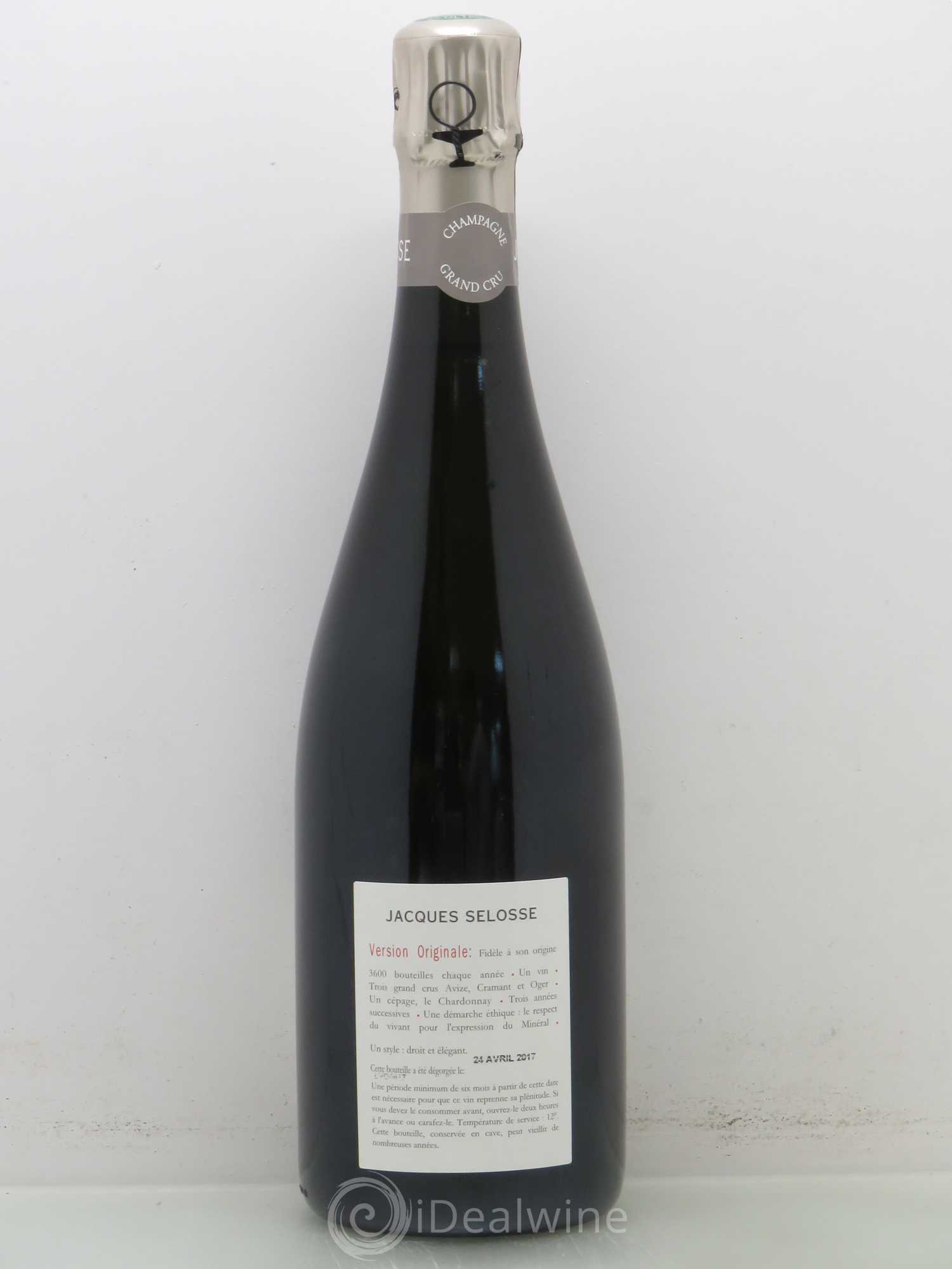 Version Originale Jacques Selosse - Lot de 1 bouteille - 1