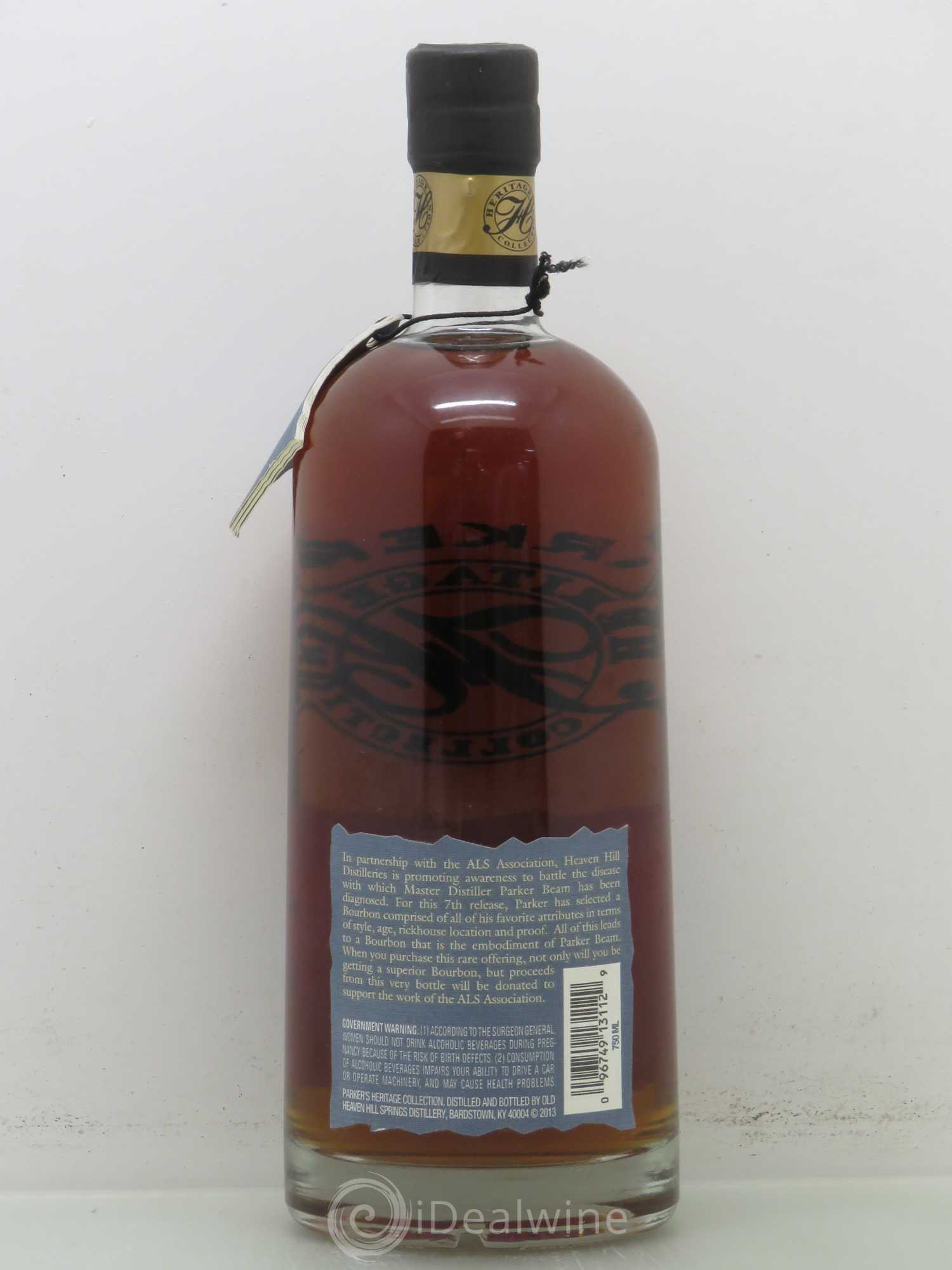 Whisky Parker's Héritage collection - Promise on hope 48° - Posten von 1 Flasche - 1